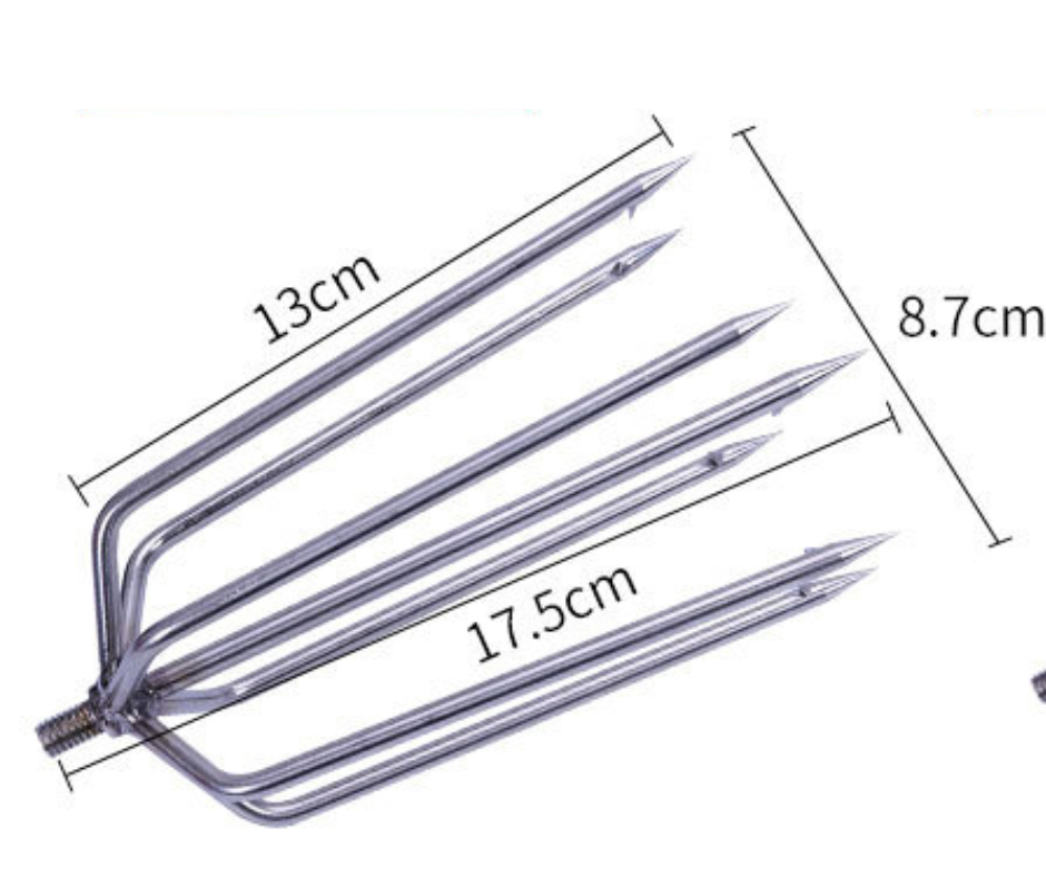 Bộ Đinh Ba Phi Cá Inox 304 Mũi Nhọn Có Ngạng_thumbnail_1