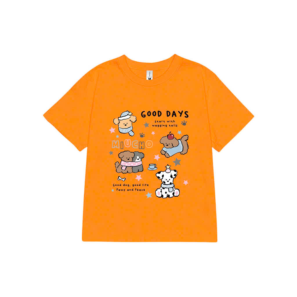 Áo baby tee nữ Miucho vải cotton 2 chiều dày dặn thoáng mát Good Days in mix nhiều màu 2739_thumbnail_13