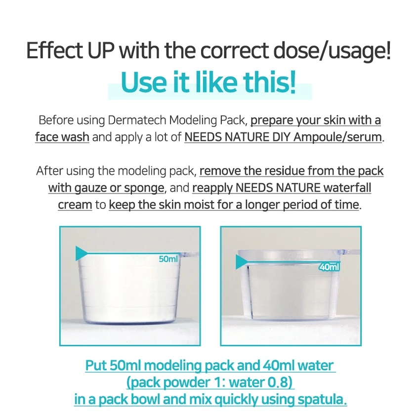 NEEDS NATURE Derma Technology Tea-Tree Modeling Pack 400g_thumbnail_6