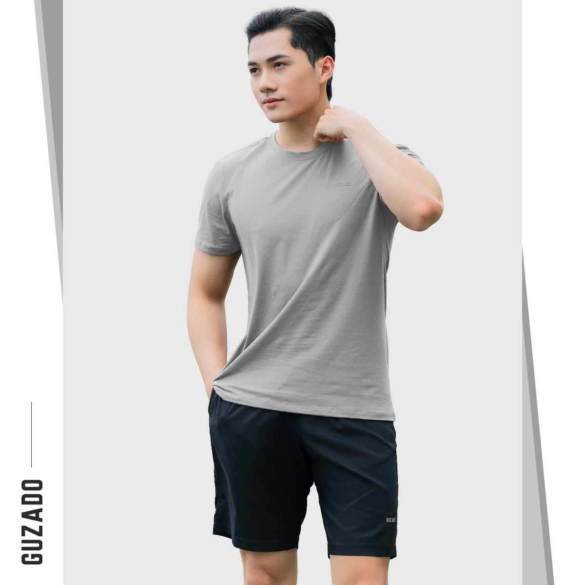 Áo thun nam Ngắn Tay Guzado,Chất Liệu Cotton Chuẩn GTS03_thumbnail_17
