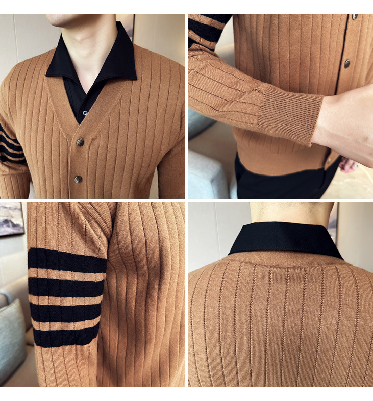 PA25 – Áo len cardigan nam phối màu phong cách hiện đại_thumbnail_5