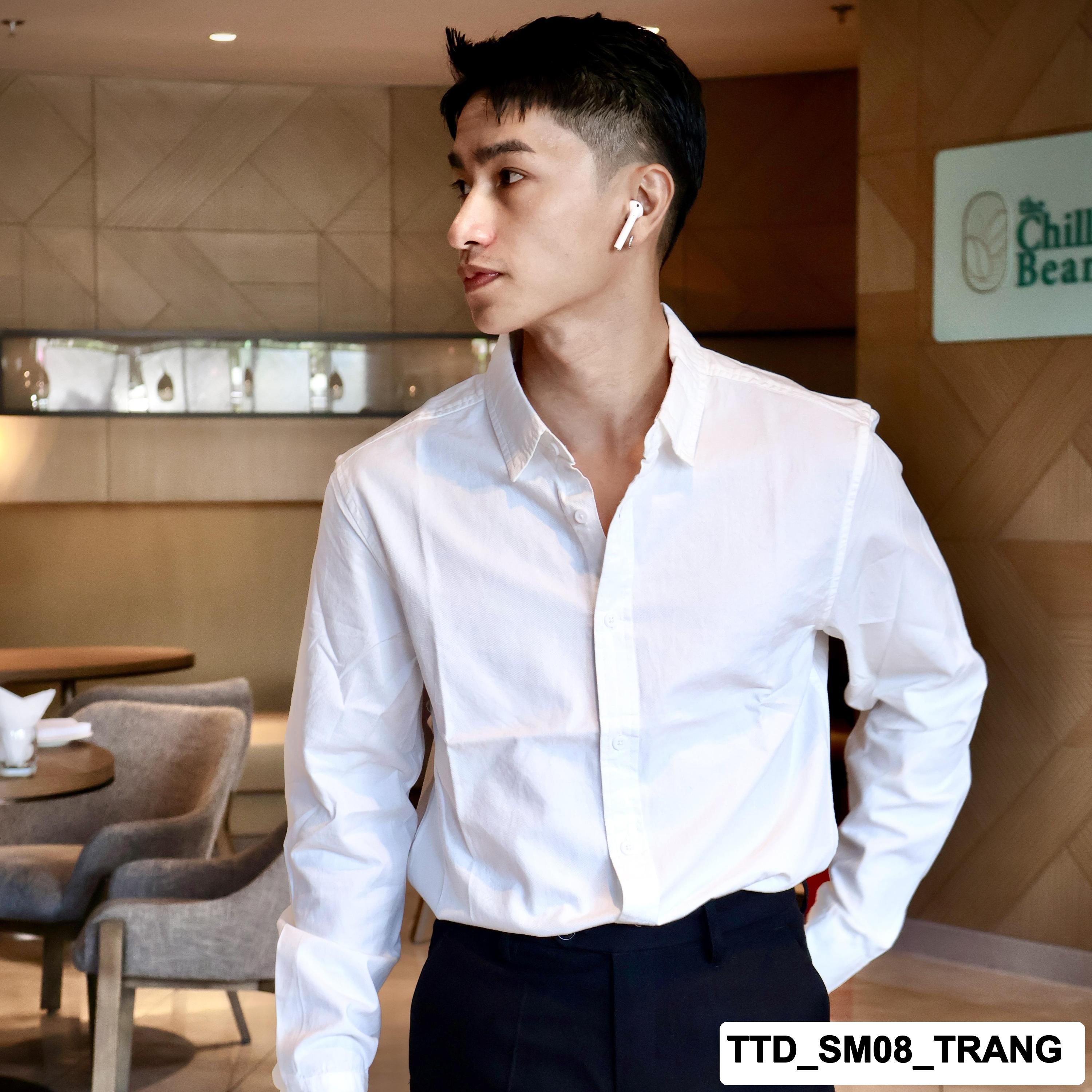 TTD_SM08 - Sơ mi trơn , đơn giản basic