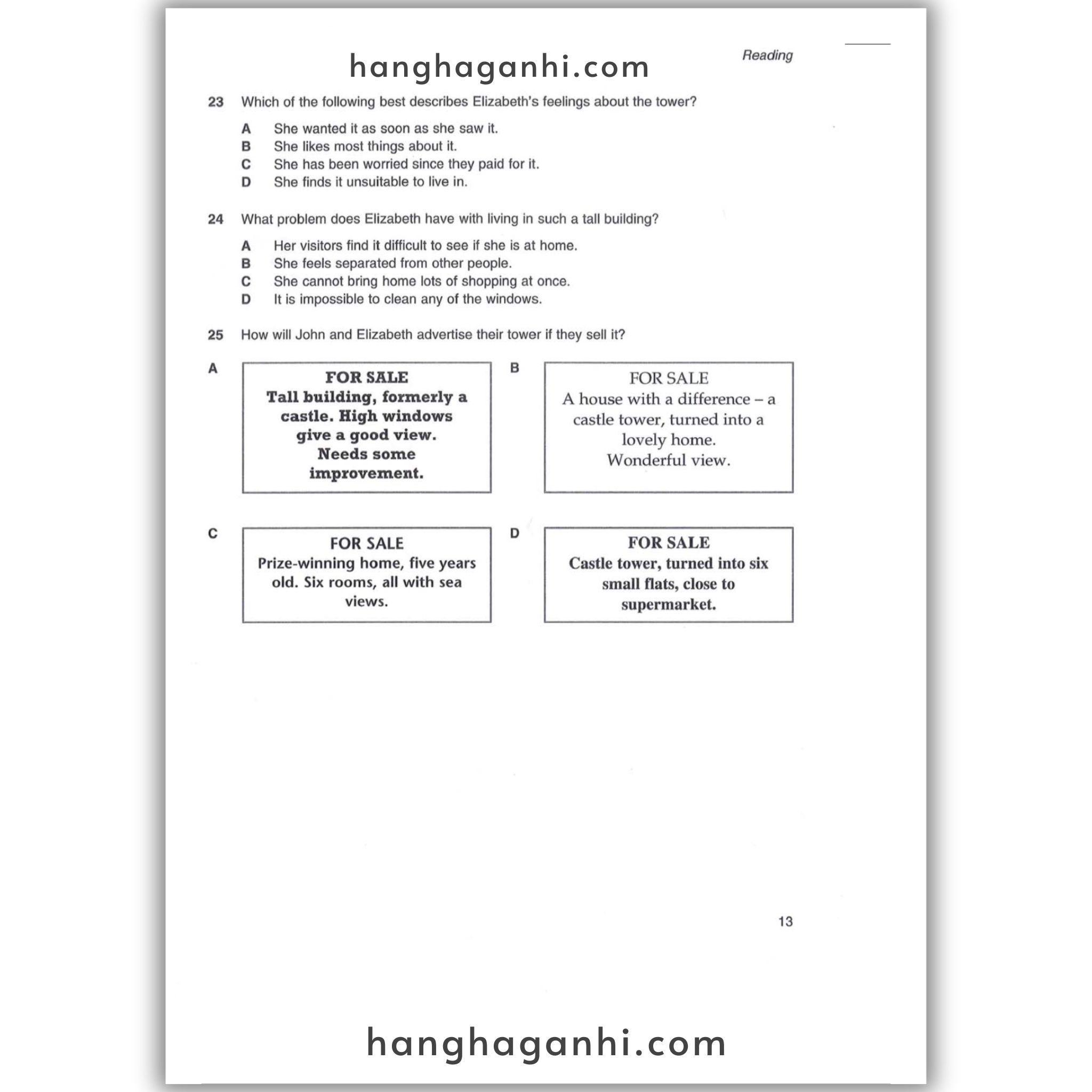 [Sách] Cambridge English Preliminary – Preliminary English Test (PET) 4 With Answers_thumbnail_13