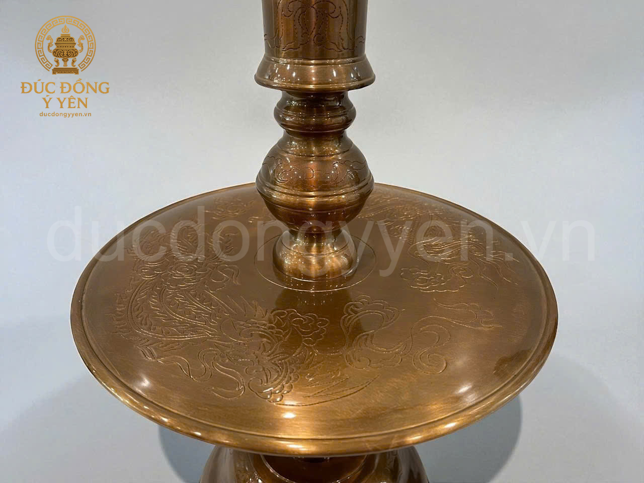 Bộ ngũ sự chạm hoa văn sòi đúc đồng đỏ_thumbnail_5