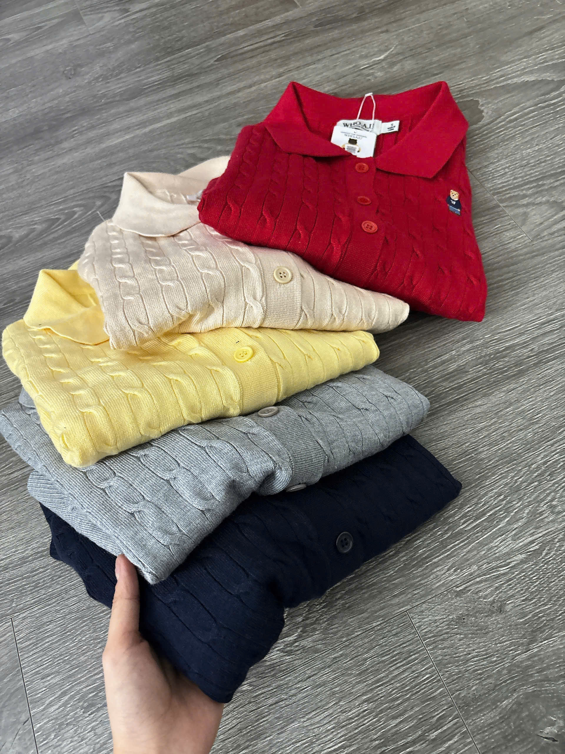 A660 ÁO DỆT KIM TAY DÀI 5 MÀU_thumbnail_1