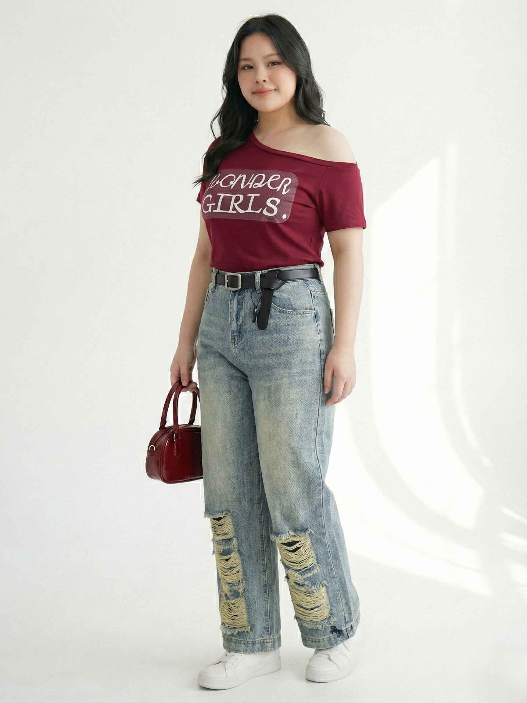 BIGSIZE- Quần suông thêu ngựa T-QJ5039