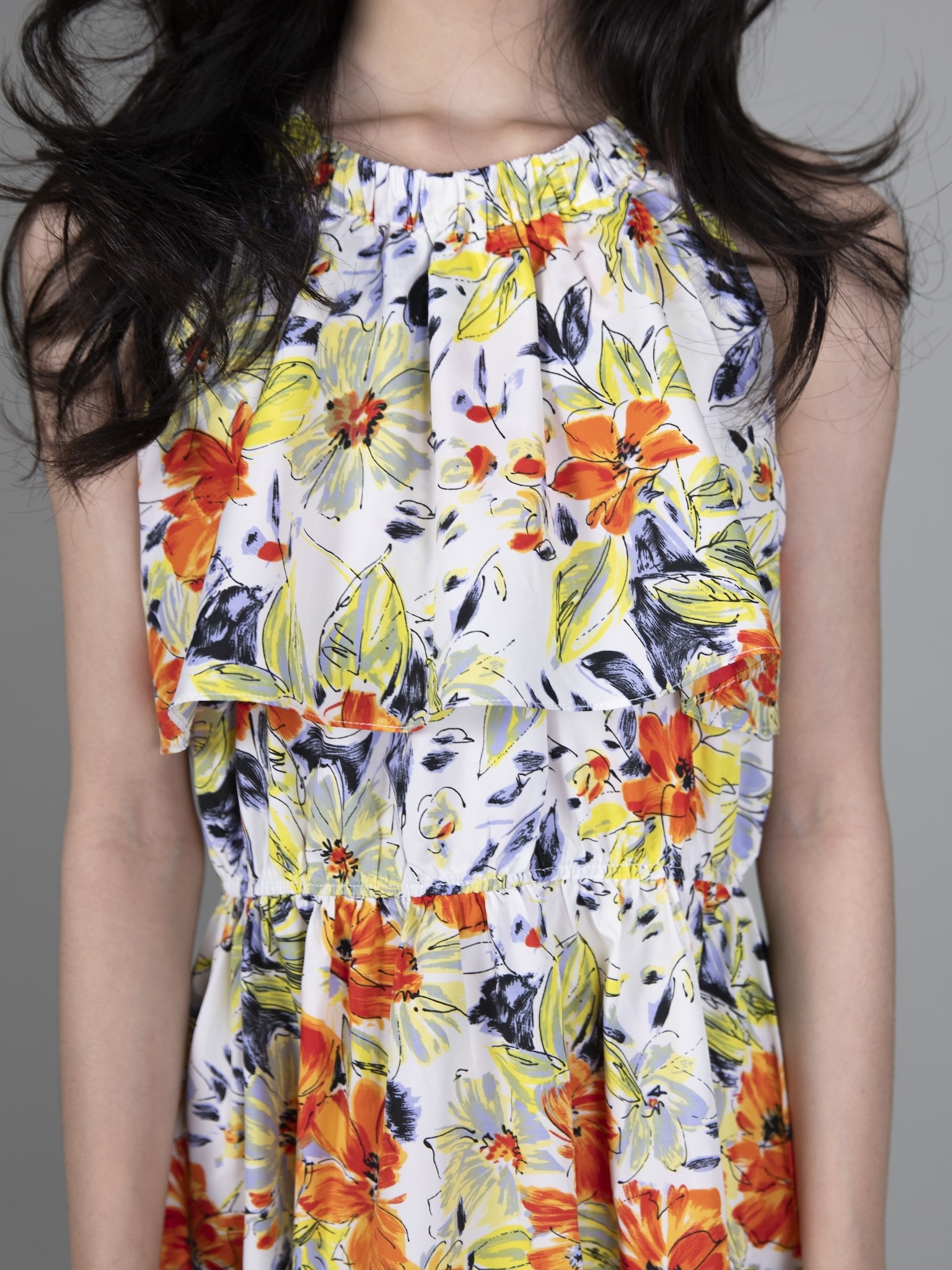 Váy maxi họa tiết hoa vàng cam_thumbnail_4