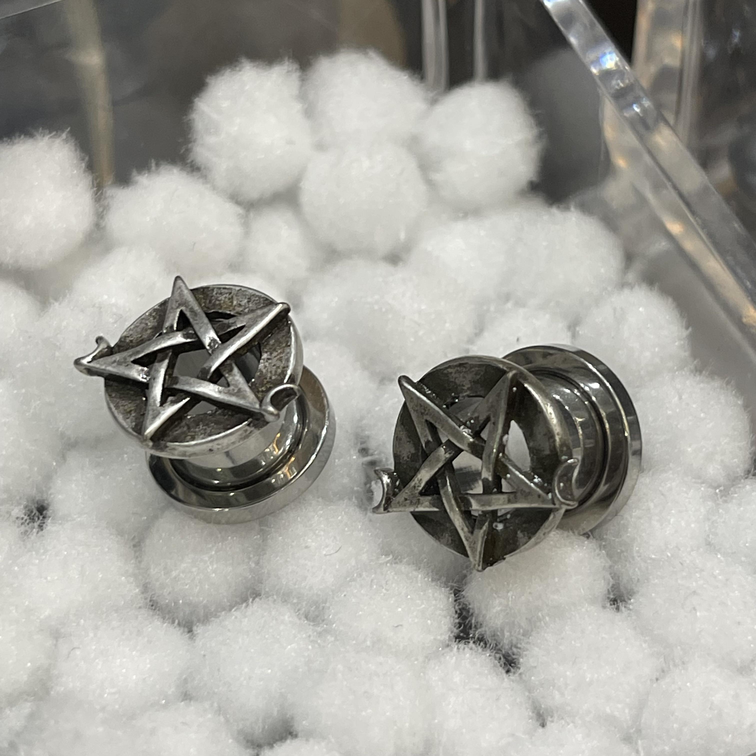 Khuyên nong ngôi sao metal size 10