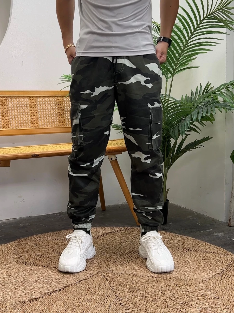 Quần Jooger Rằng Ri Bảo Hộ Lao Động Nam Kaki Túi Hộp Nam