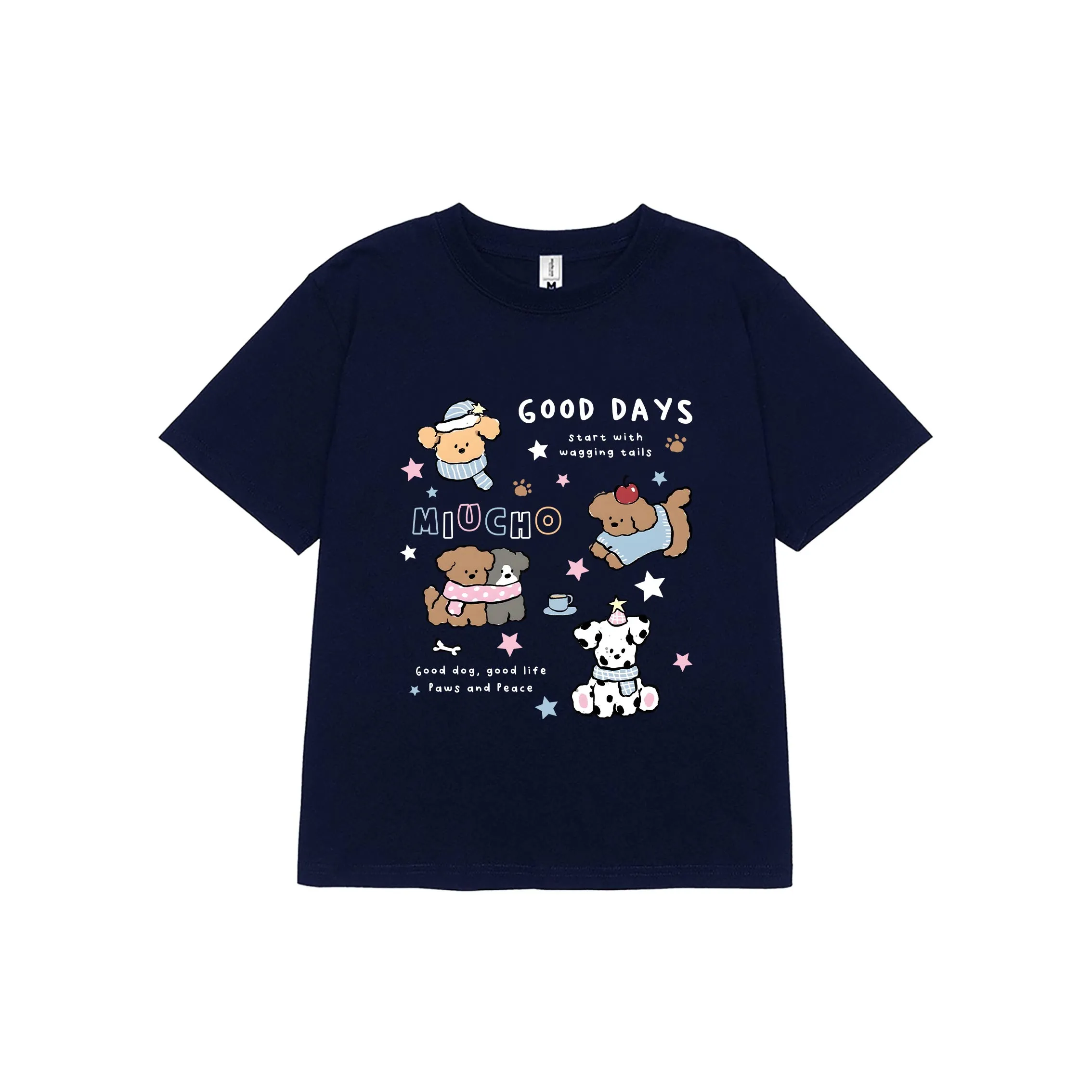 Áo baby tee nữ Miucho vải cotton 2 chiều dày dặn thoáng mát Good Days in mix nhiều màu 2739_thumbnail_12