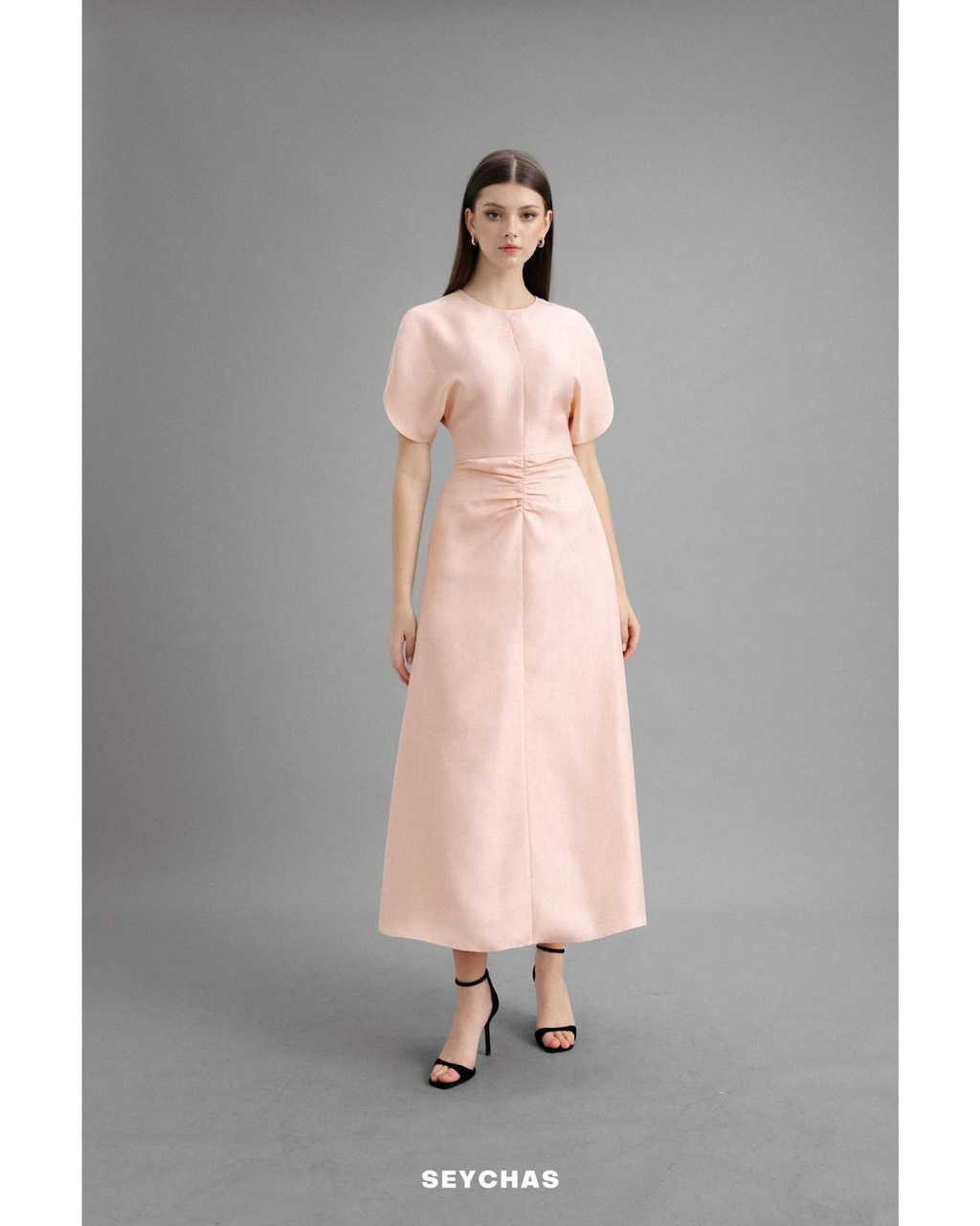 đầm cổ tròn, nhún bụng (alula dress)_thumbnail_0