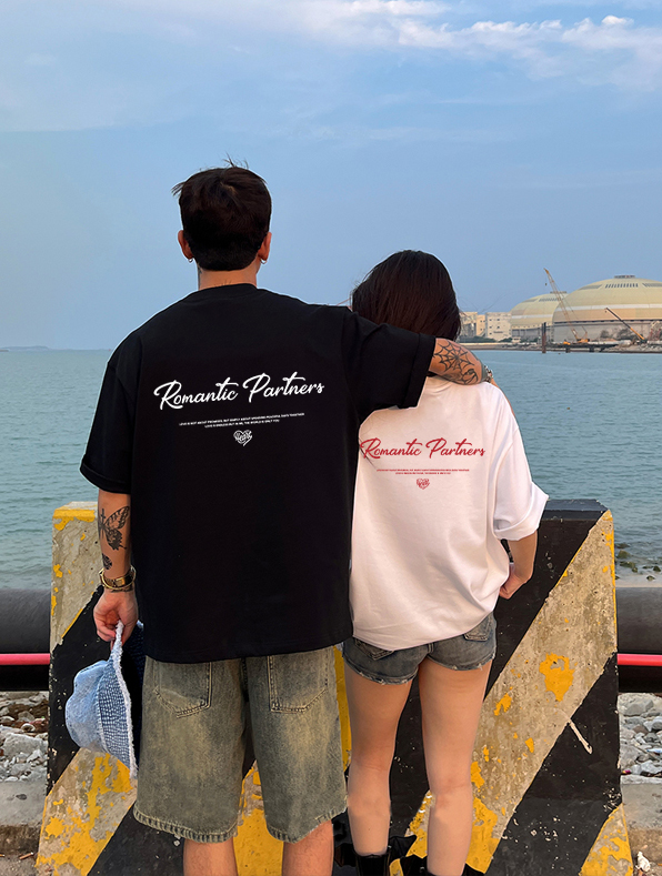 Áo thun cặp nam nữ đôi form rộng vải cotton co giãn thoáng mát ATD1654 Miucho in mix_thumbnail_6