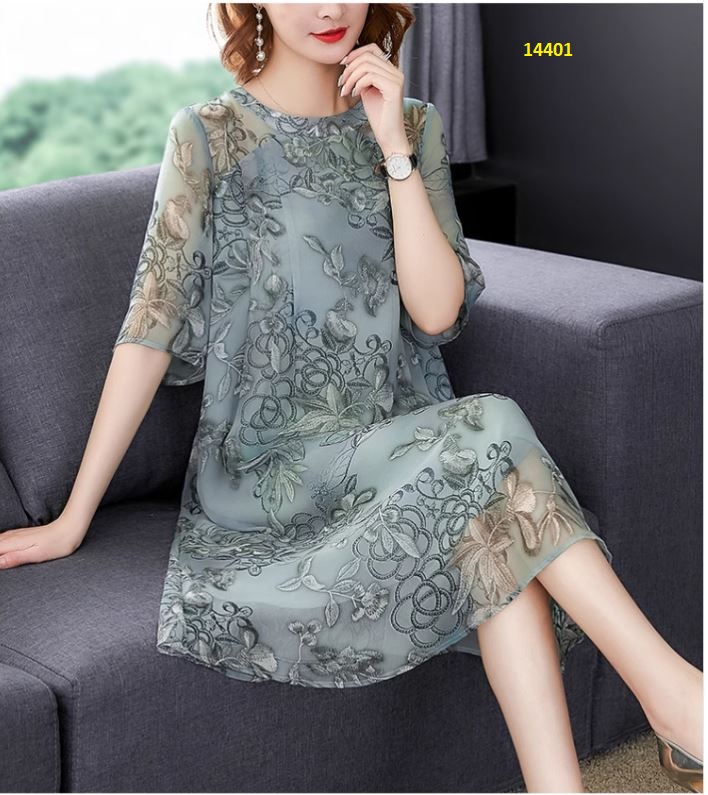 14401-Đầm suông form rộng tay lỡ in hoa nổi_thumbnail_6