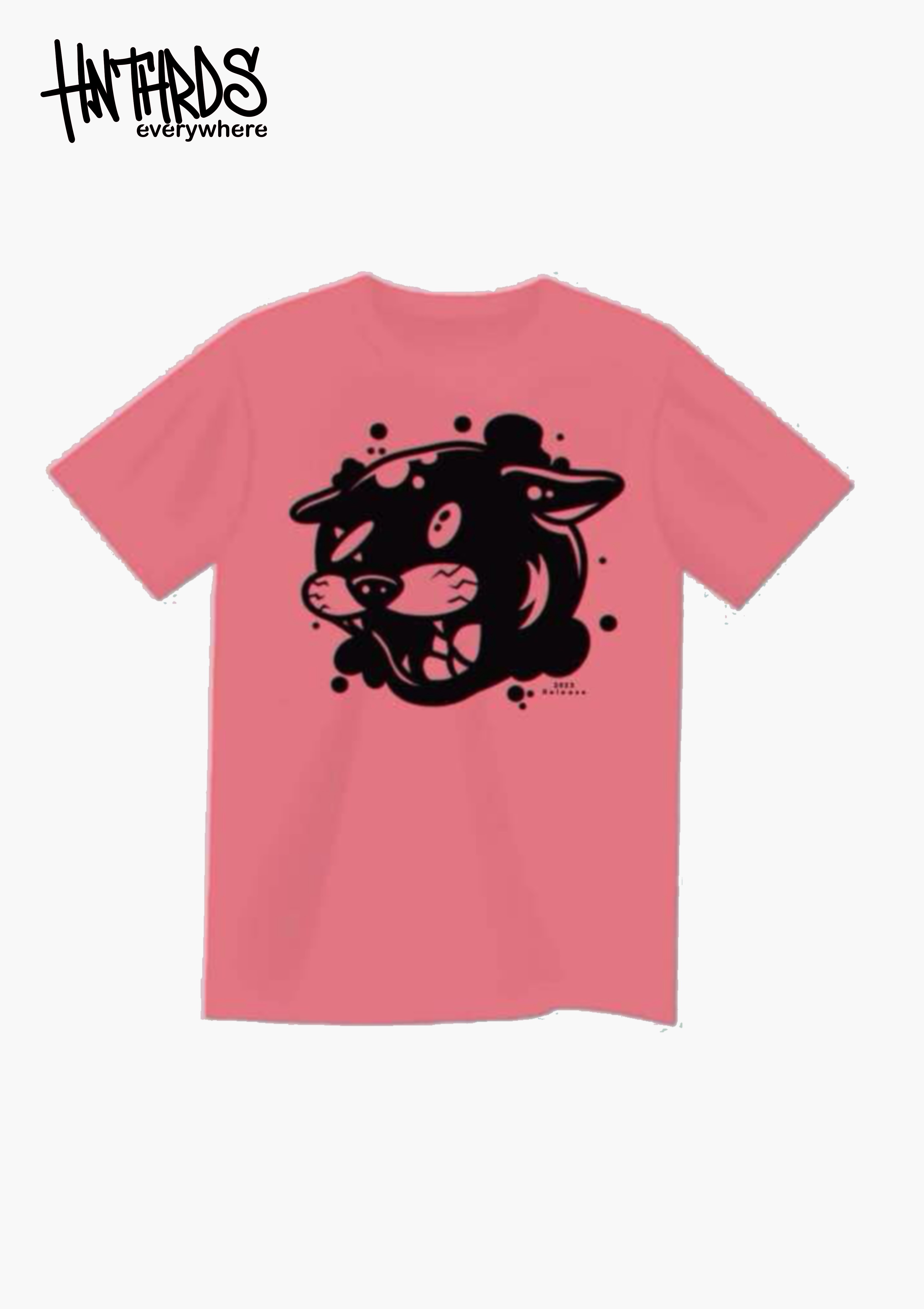 HUNTHREADS PINK SHIRT LOGO