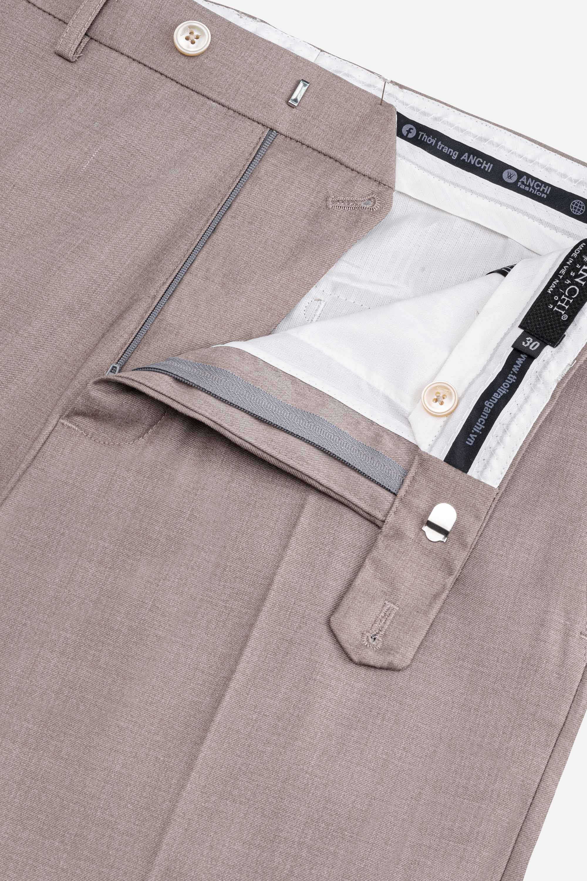 Quần Âu 0 Li Nam Trung Niên ANCHI Chất Liệu Tuytsi Siêu Nhẹ Phom Suông Ống Rộng_thumbnail_5