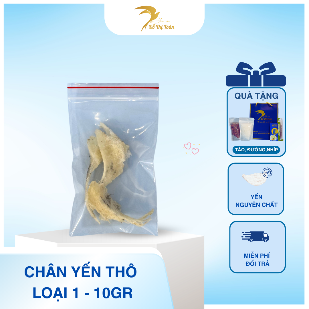 [T15] CHÂN YẾN THÔ L1- TÚI 10GR