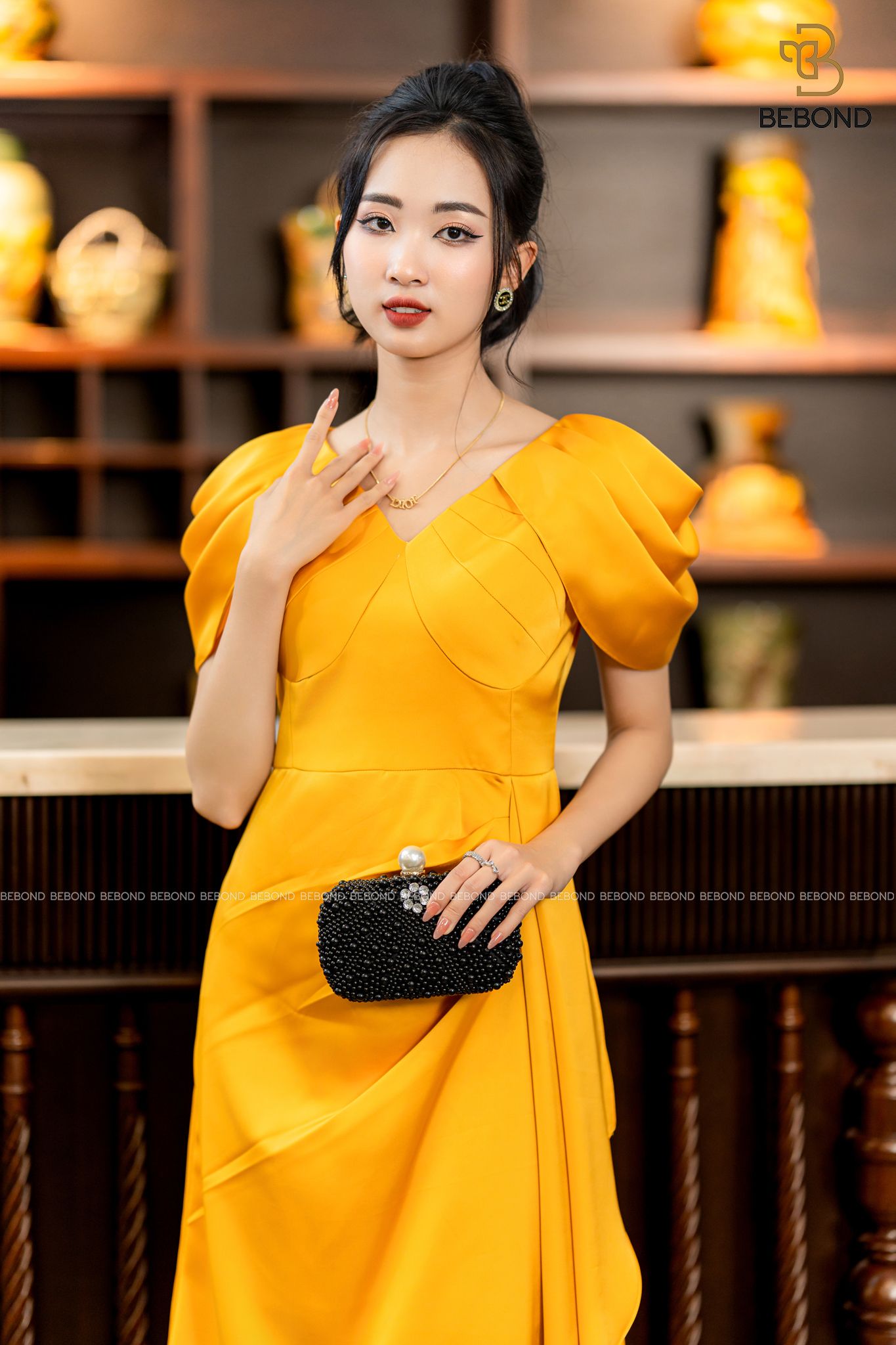 ĐẦM ĐI TIỆC MÀU VÀNG- VENUS DRESS_thumbnail_2
