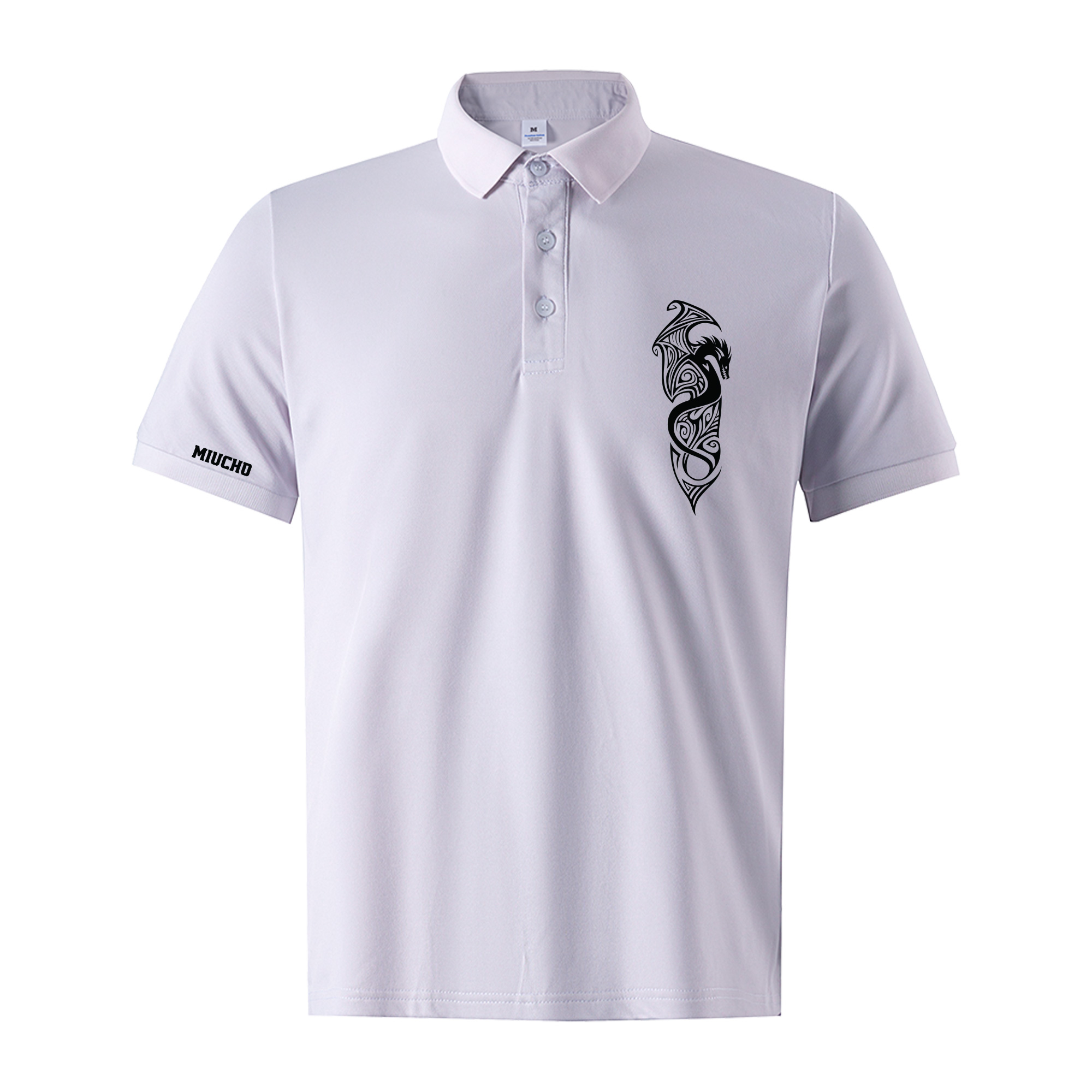 Áo polo nam big size form vừa 2062 Miucho Iconic vải cá sấu polyester thoáng mát in artwork_thumbnail_12