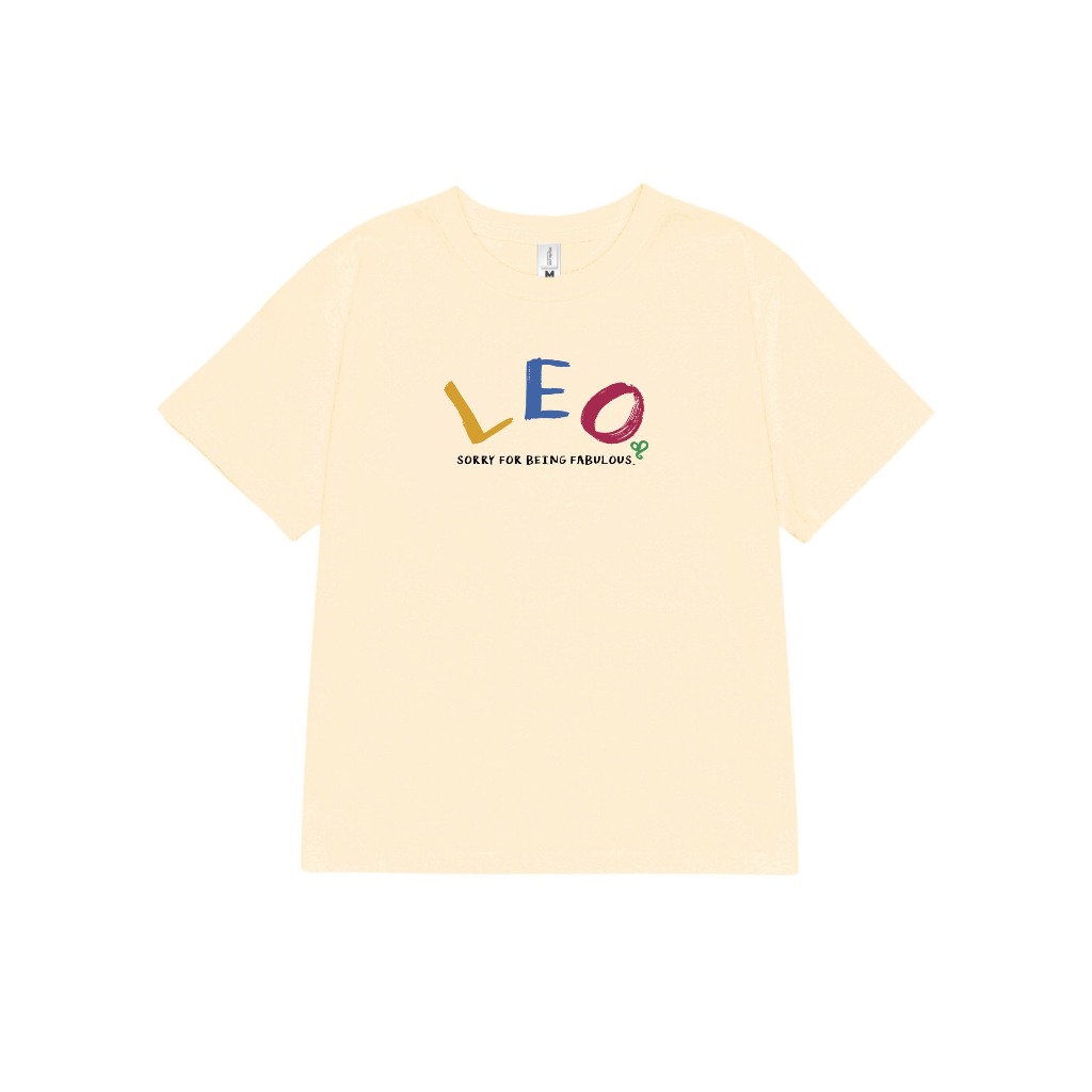 Áo baby tee ABD360 cung hoàng đạo Sư Tử LEO Miucho cotton cổ tròn in typography_thumbnail_4
