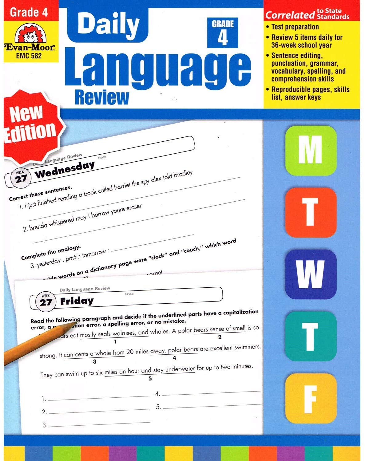 Daily Language Review Grade 4