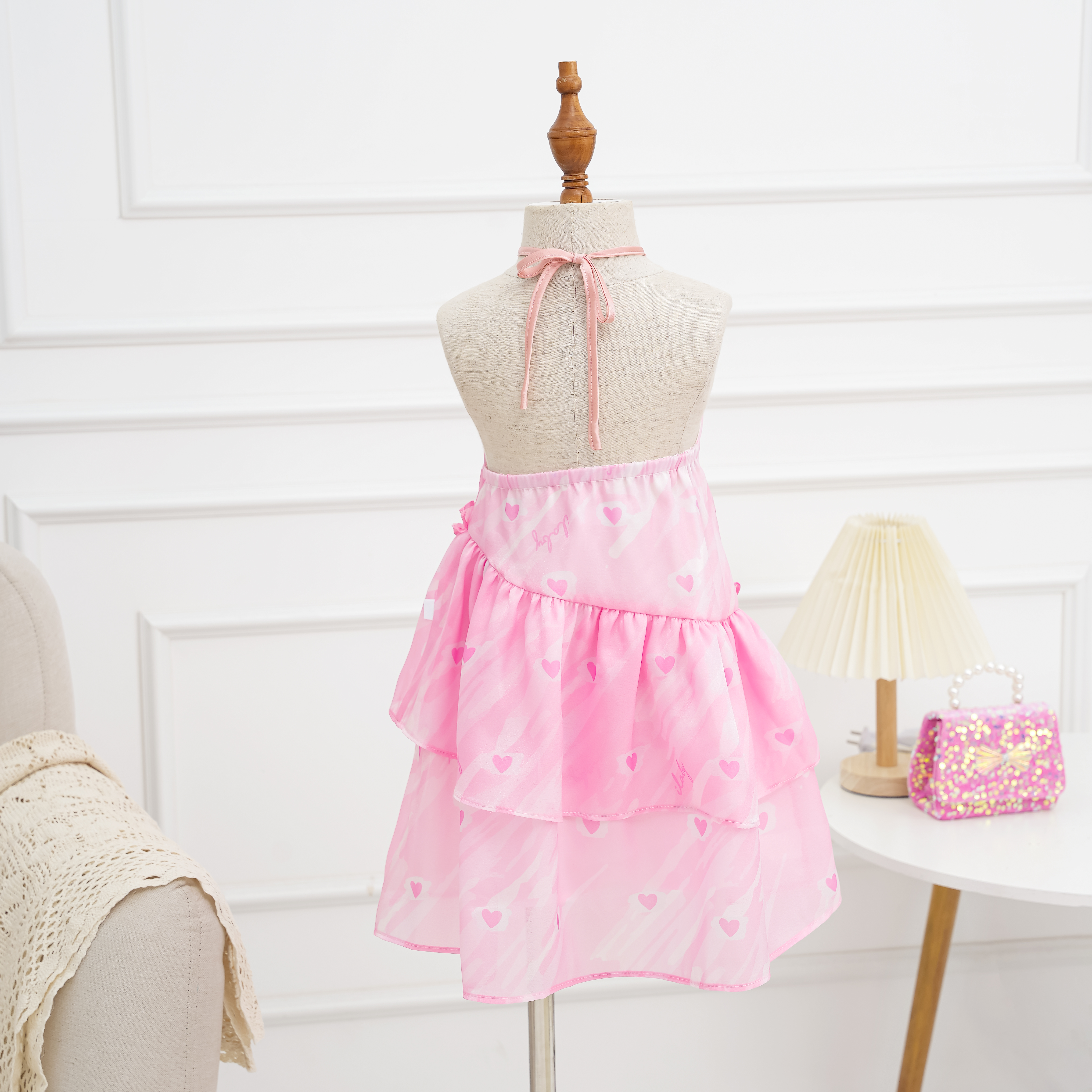 Váy tơ họa tiết cổ yếm_thumbnail_4