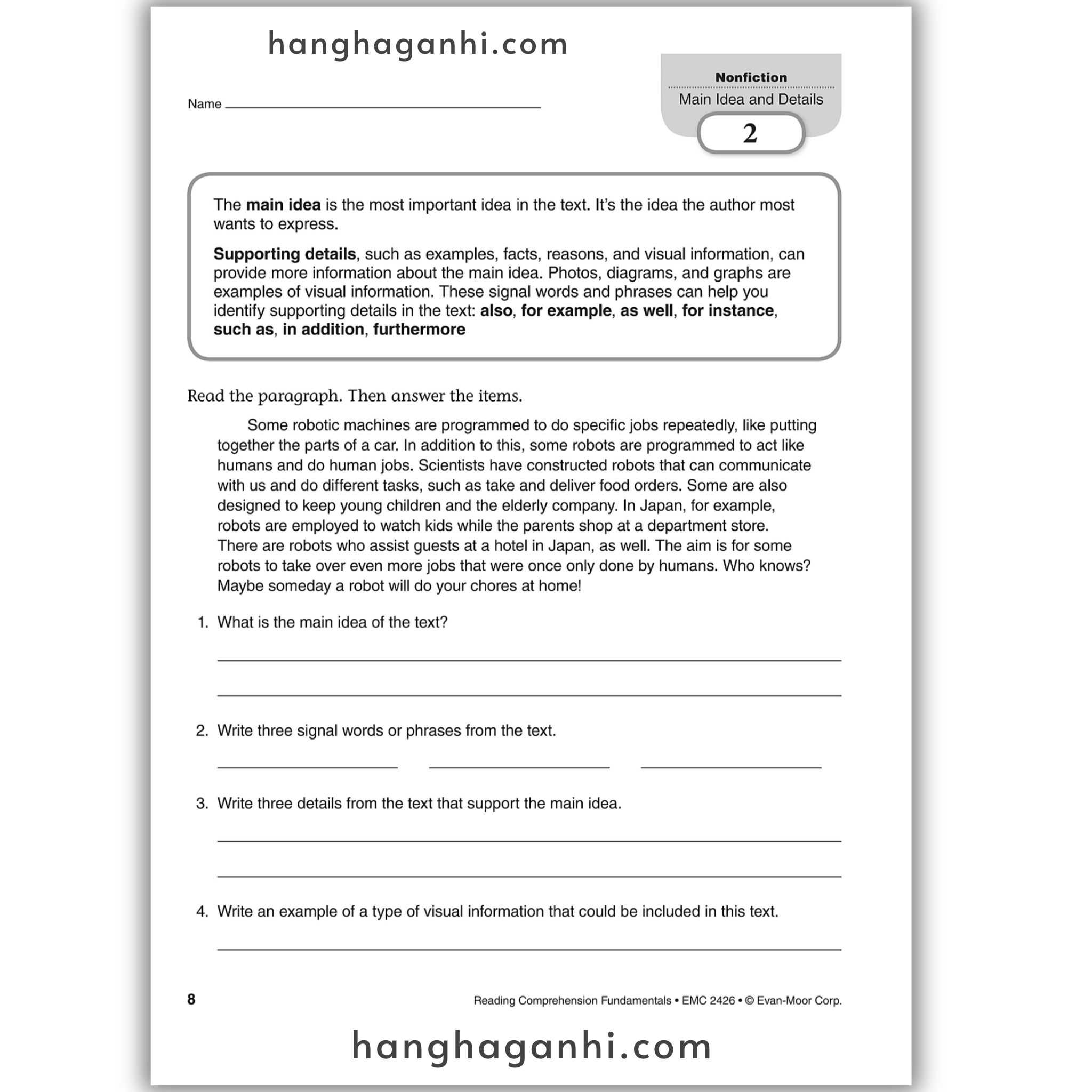 Reading Comprehension Fundamentals grade 6_thumbnail_9