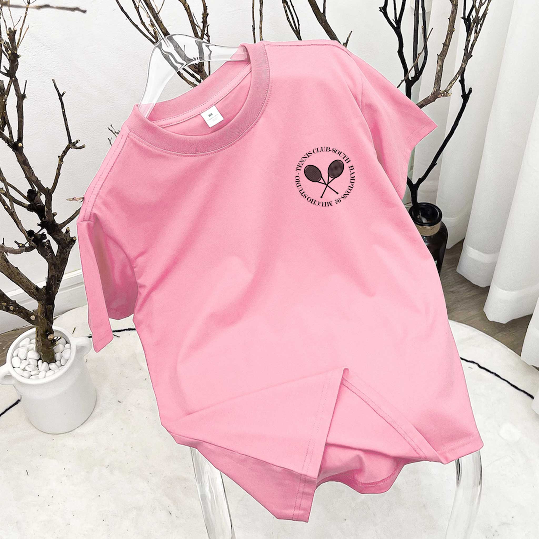 Áo thun nữ form vừa regular nhiều màu sắc ARD1487 Miucho Chic vải cotton cổ tròn in basic_thumbnail_8