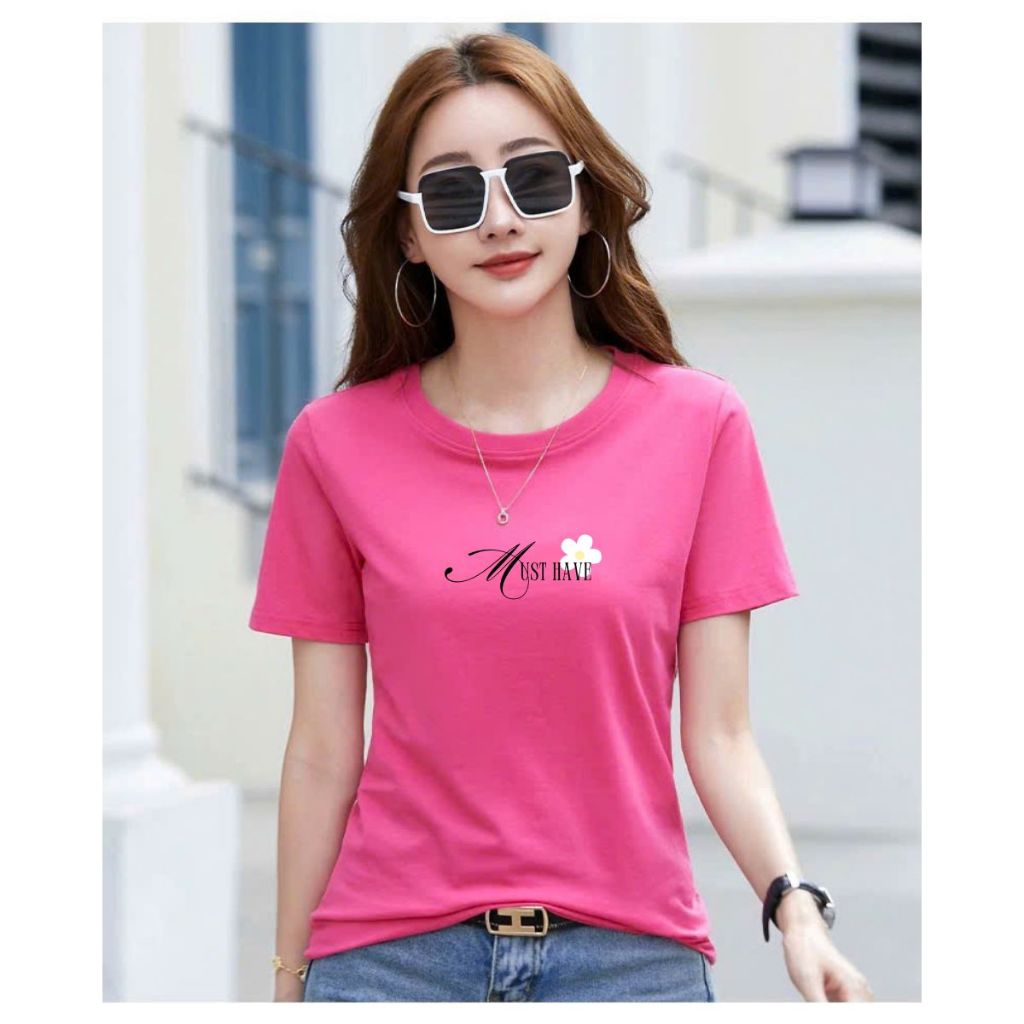 [Form Vừa] Áo phông nữ Loza chất liệu thun cotton mềm mịn in chữ Must have - Mã VT7965_thumbnail_2