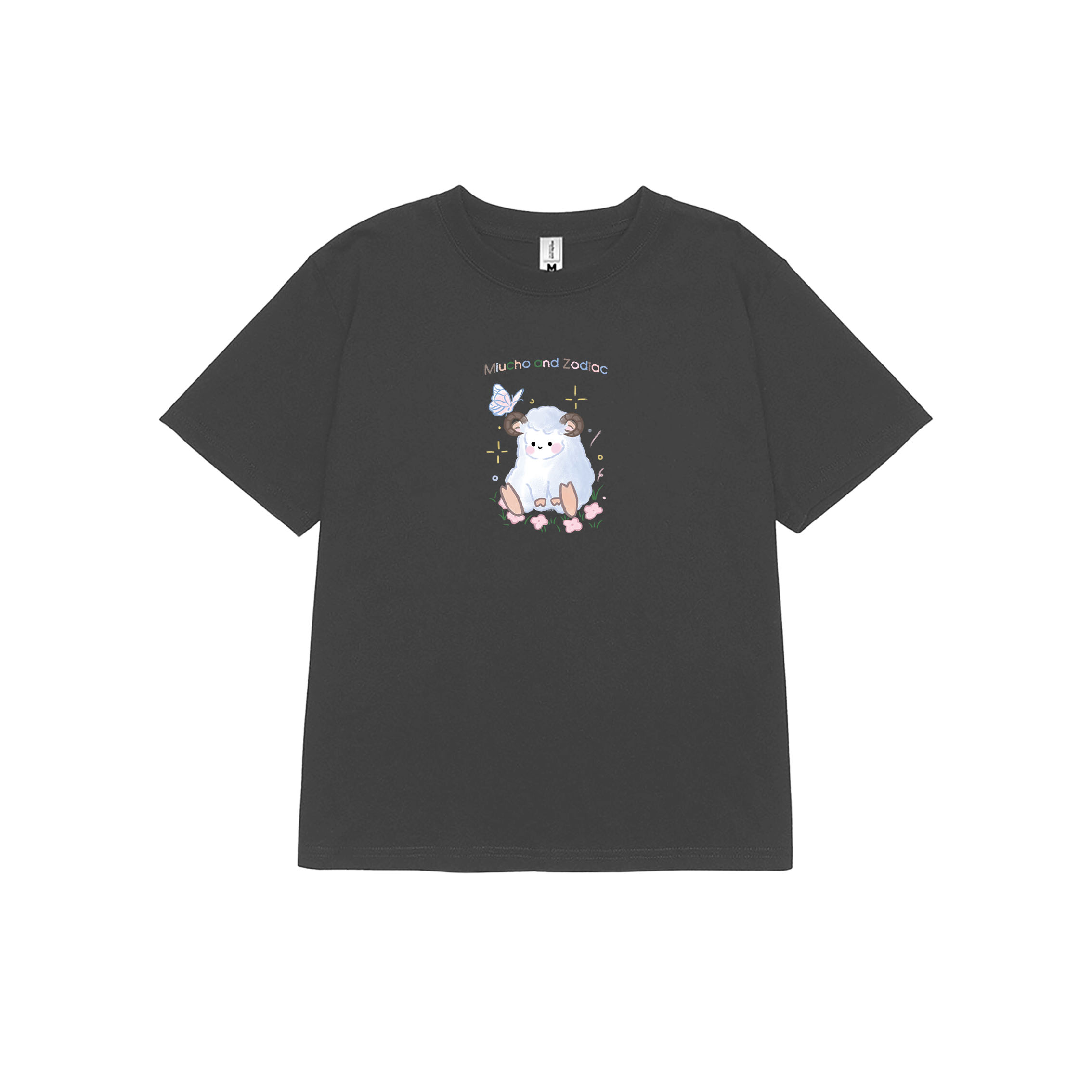 Áo baby tee 12 con giáp tuổi Mùi ( tuổi dê) ABD402 Miucho cotton cổ tròn in graphic_thumbnail_9