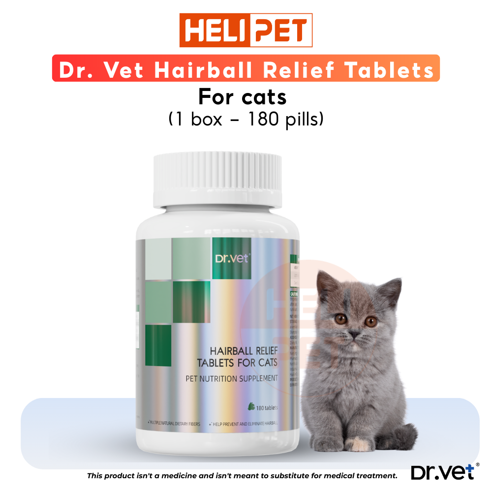 DR.VET Hairball Eliminating Tablets for Cats (180 tablets)_thumbnail_2
