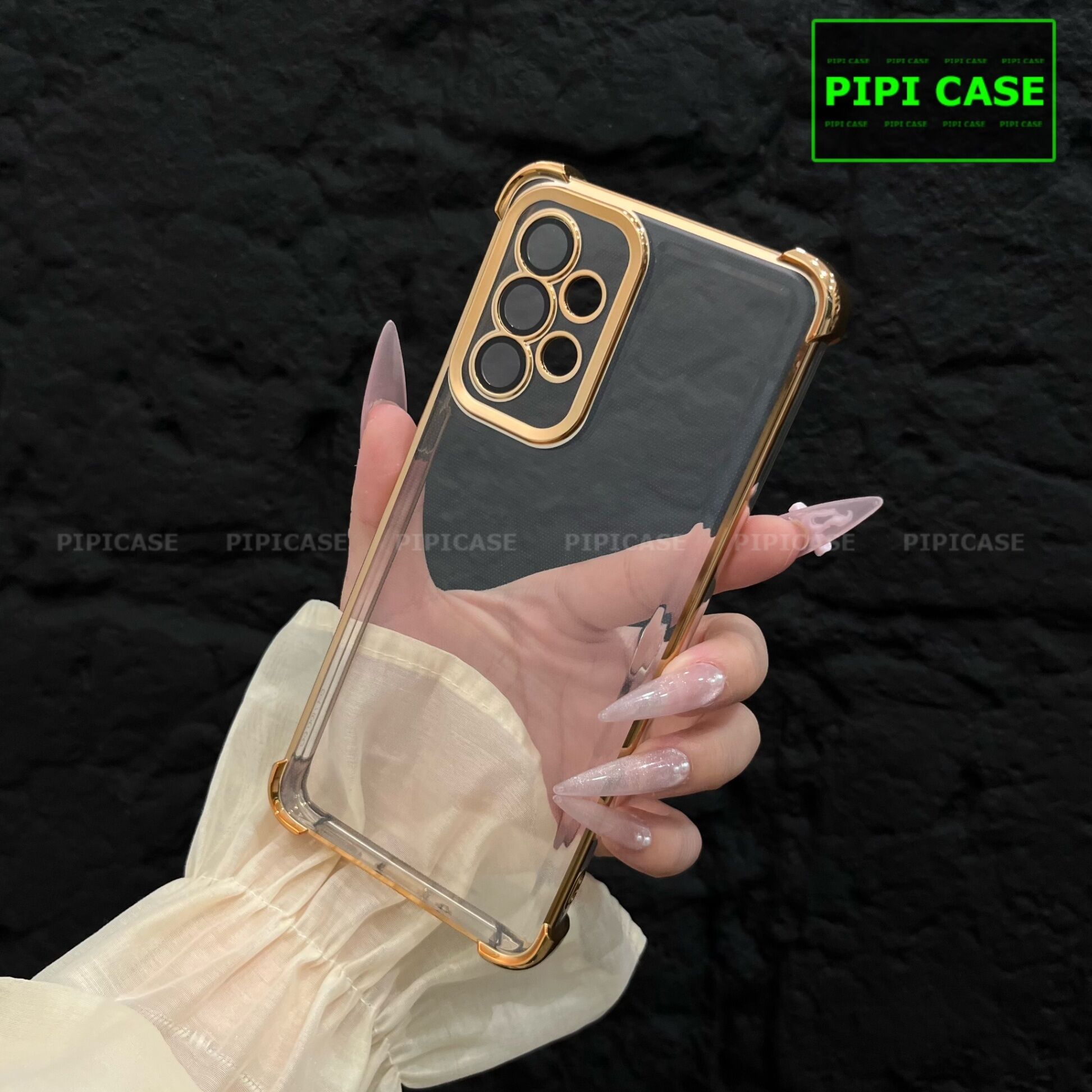 Ốp Lưng Samsung A33 - Gu - Vàng