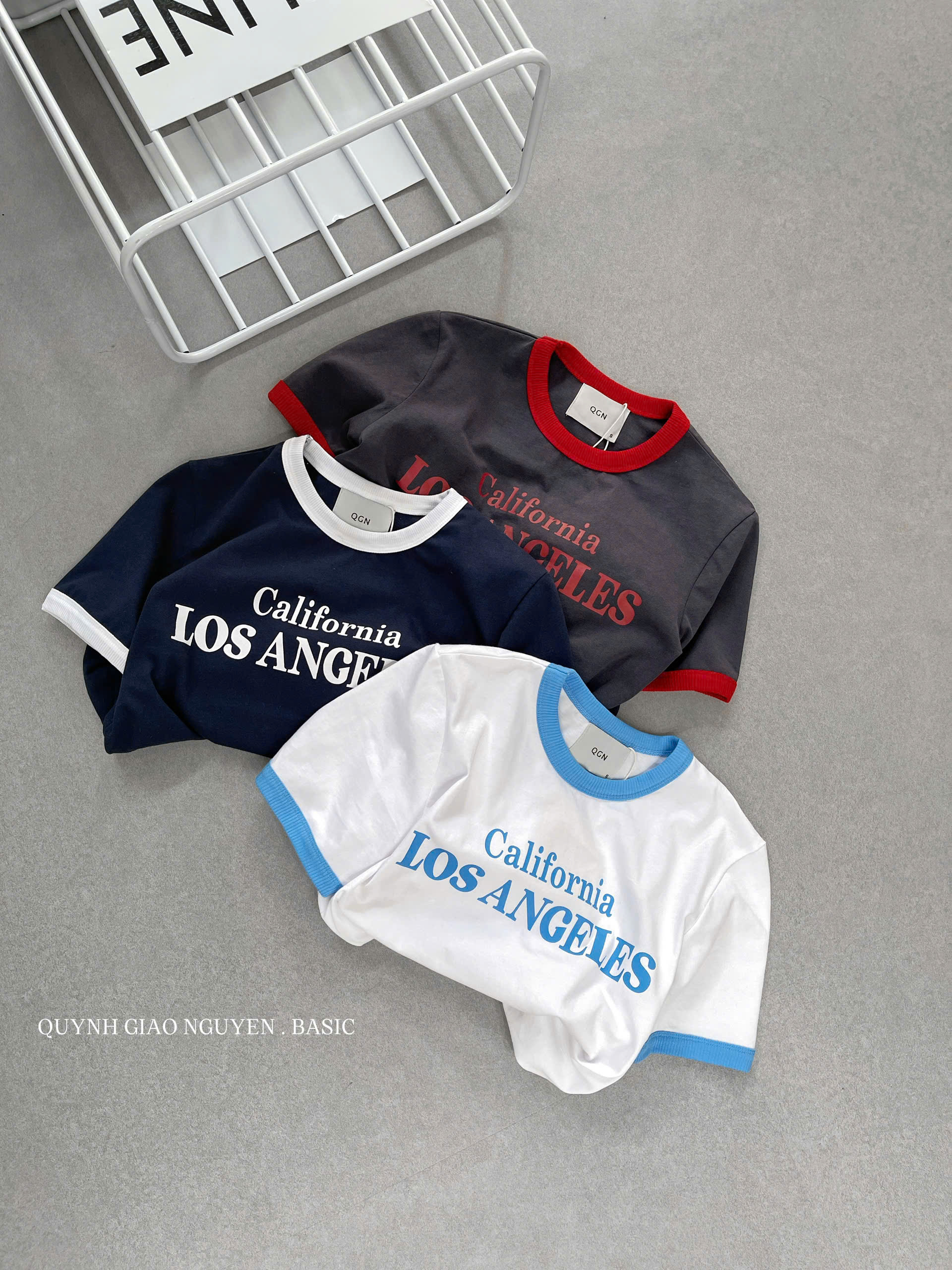 Áo thun viền Cali ( XÁM )_thumbnail_12