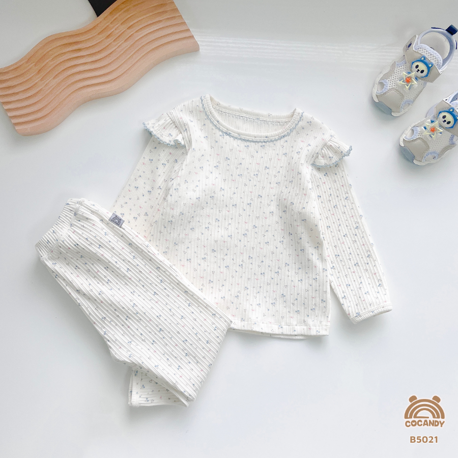 Bộ dài XANH hoa nhí phối vai chờm_thumbnail_1