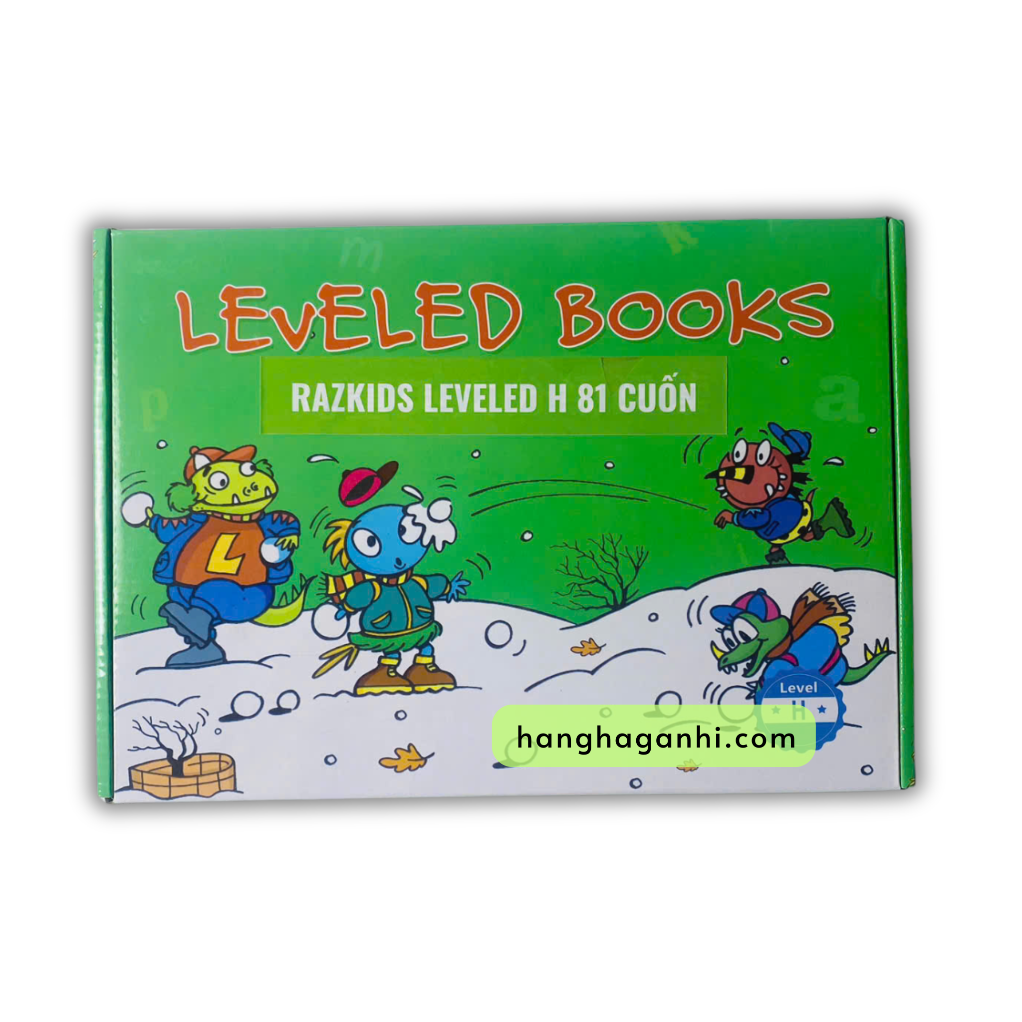 Razkids nhập bản in rời level H 81 quyển nguyên hộp kèm file nghe