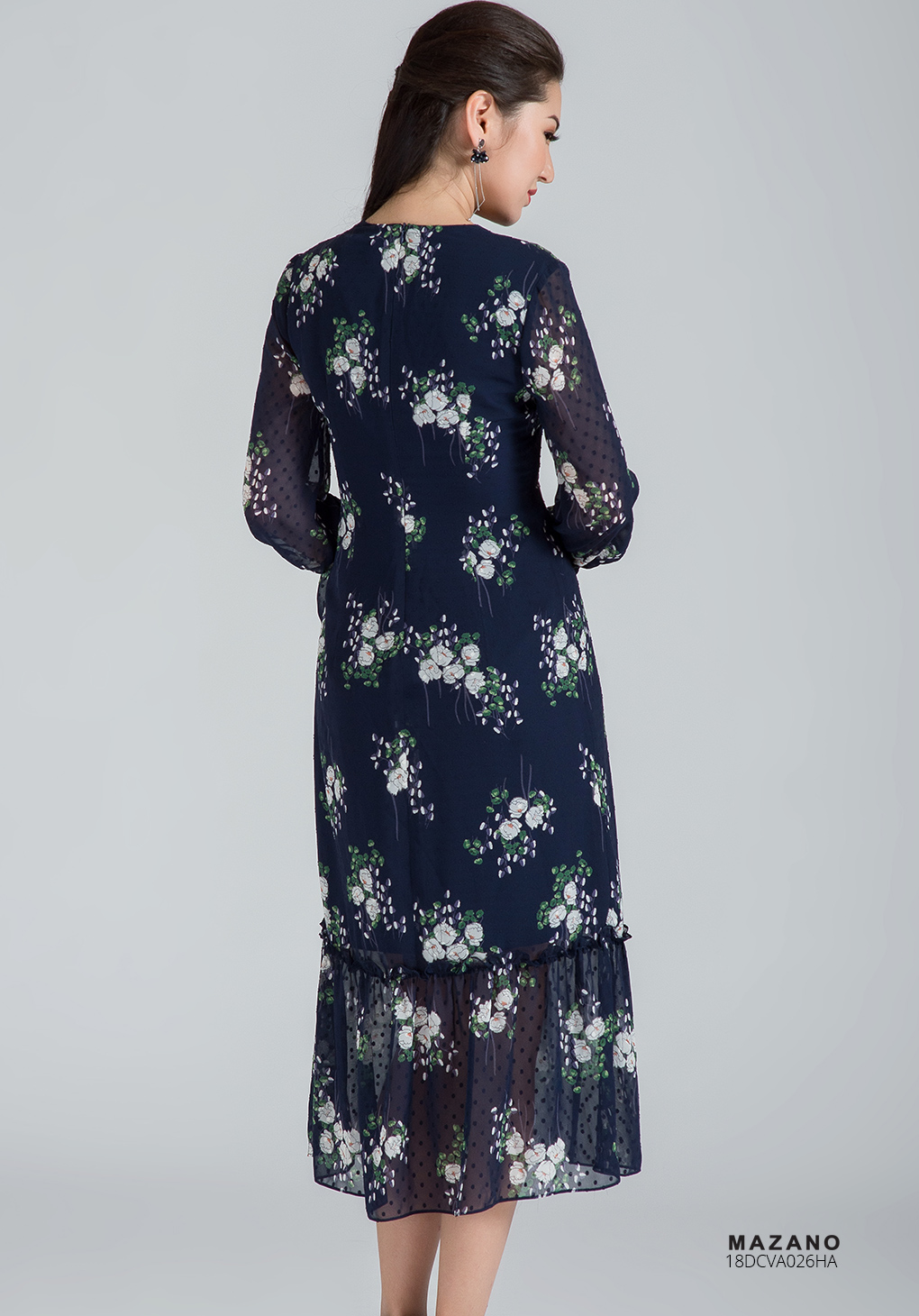 Váy hoa xanh thắt nơ_thumbnail_2