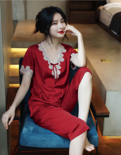 N02B Bộ ngủ ren lửng cao cấp