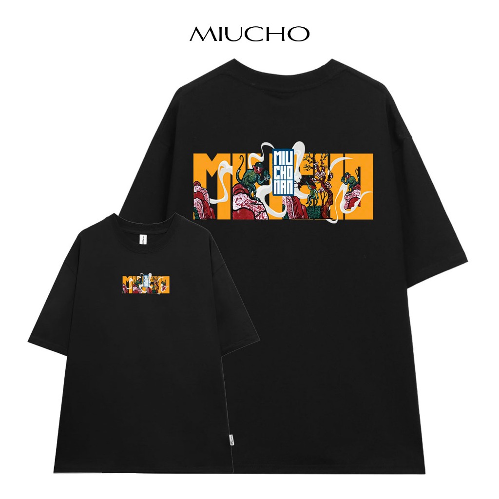 Áo thun nam form rộng 12 con giáp tuổi Thân ( tuổi khỉ) ATD446 Miucho Man cotton cổ tròn ingraphic_thumbnail_2