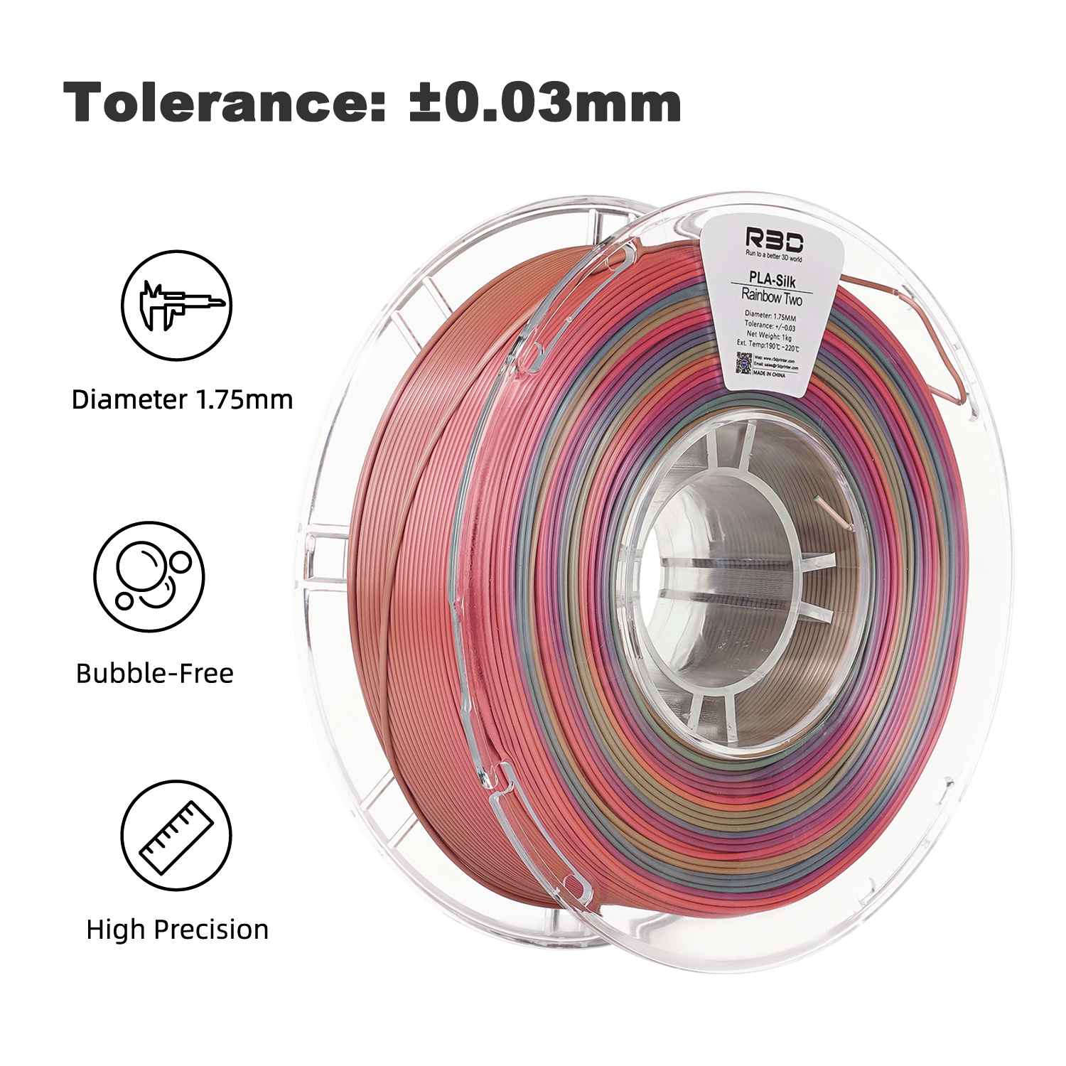 R3D PLA Silk [Rainbow 2] 1kg_thumbnail_10