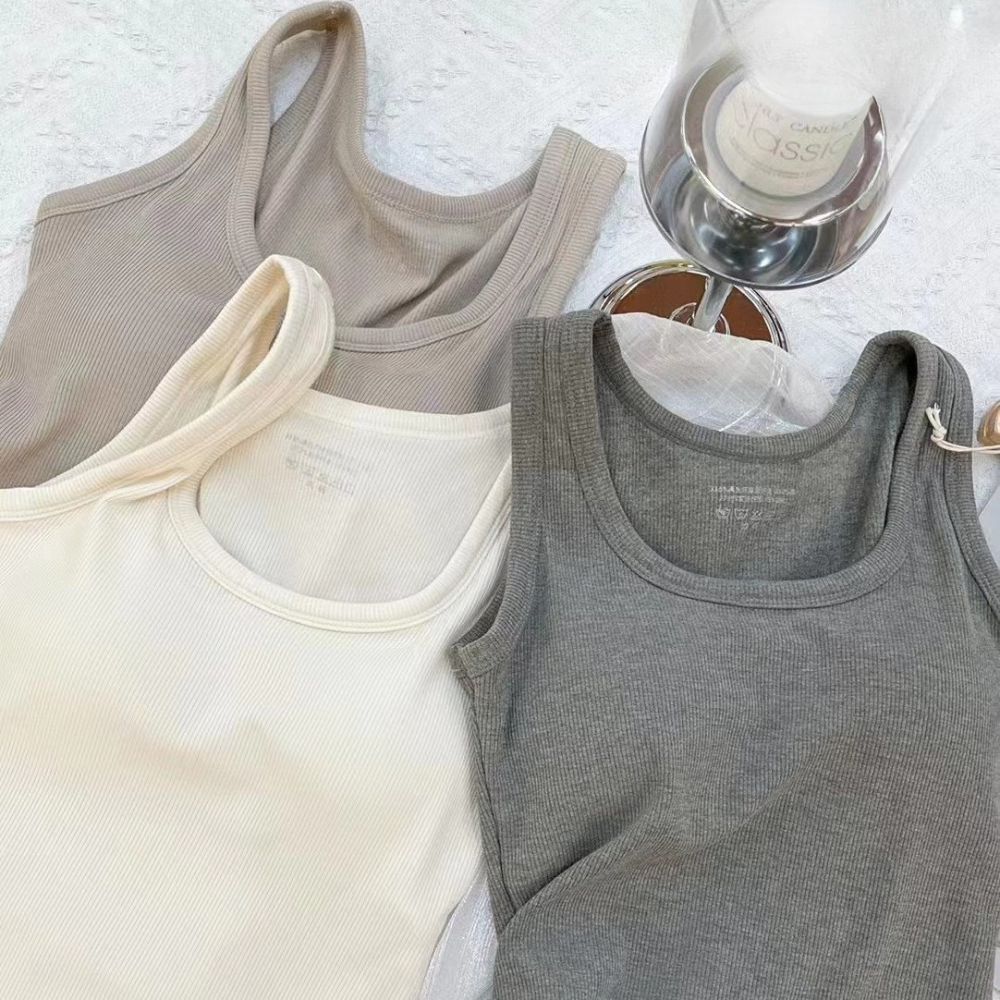 [MÃ B67] Áo Bra Nữ Có Mút, Áo Ba Lỗ Nữ Cotton Mềm Mại 4 Màu Đen Ghi Nâu Kem Freesize 40kg đến 60kg_thumbnail_8