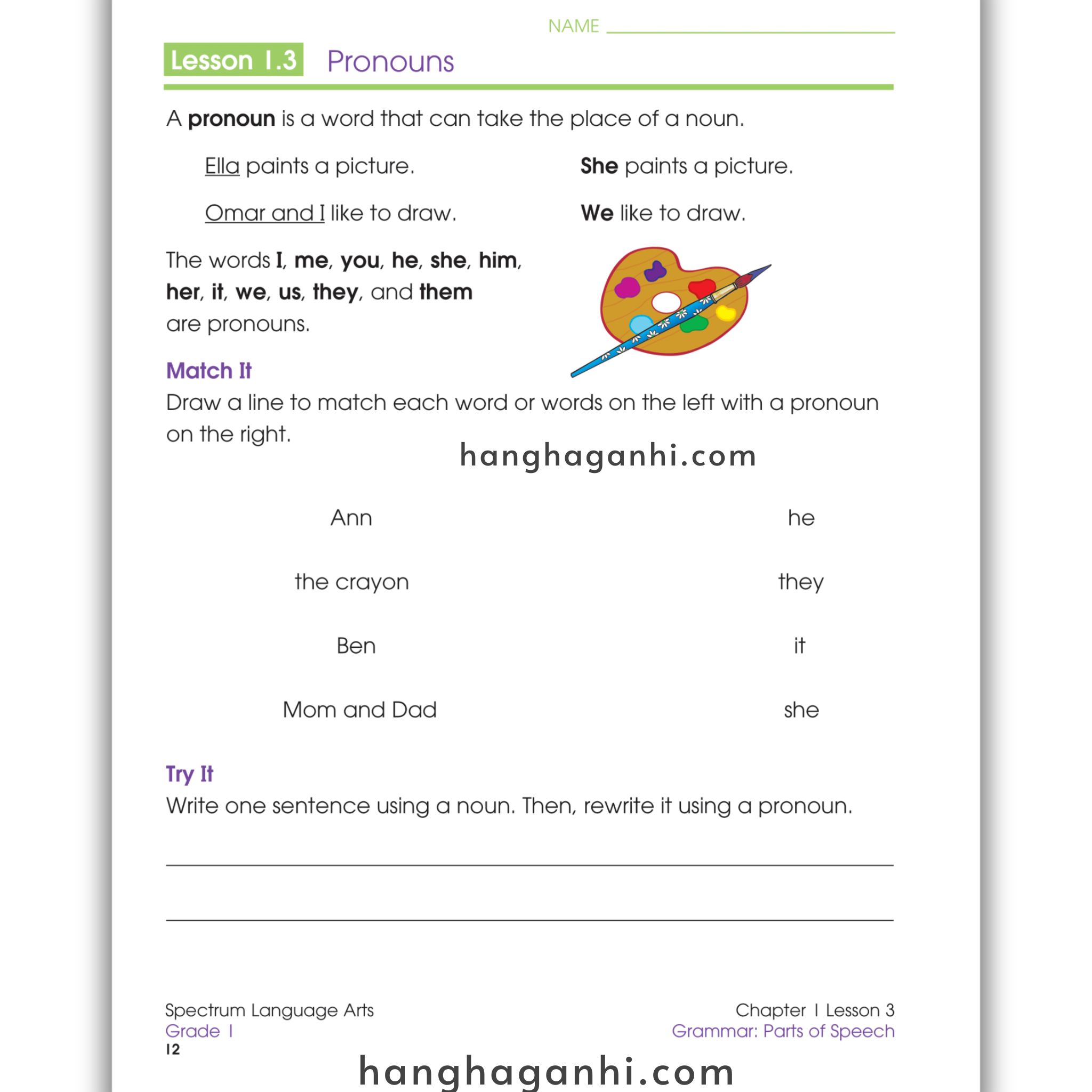 Sách Spectrum Language Arts Workbook Grade 1_thumbnail_14