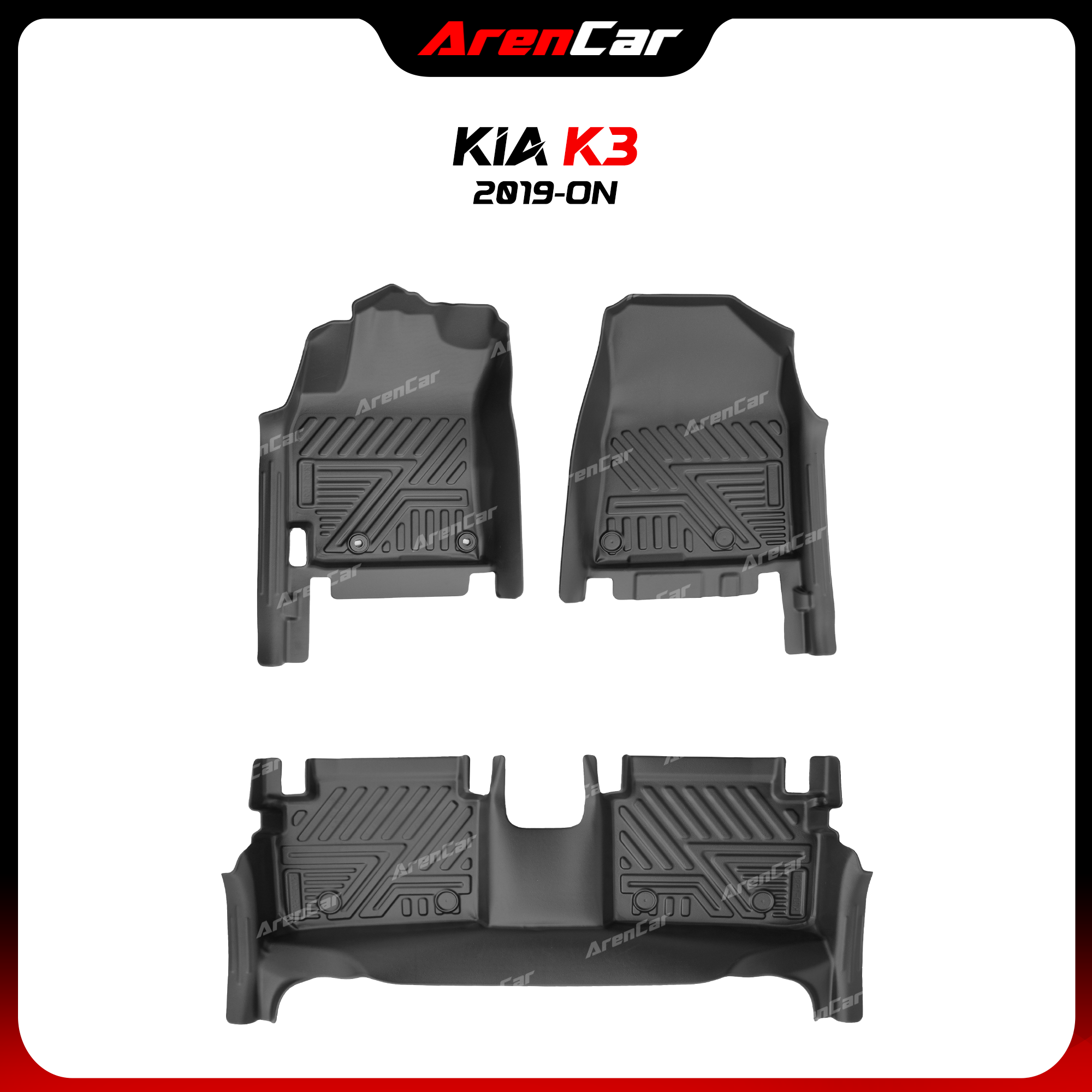 Thảm Lót Sàn Ô Tô TPE Nhựa Đúc Kia K3