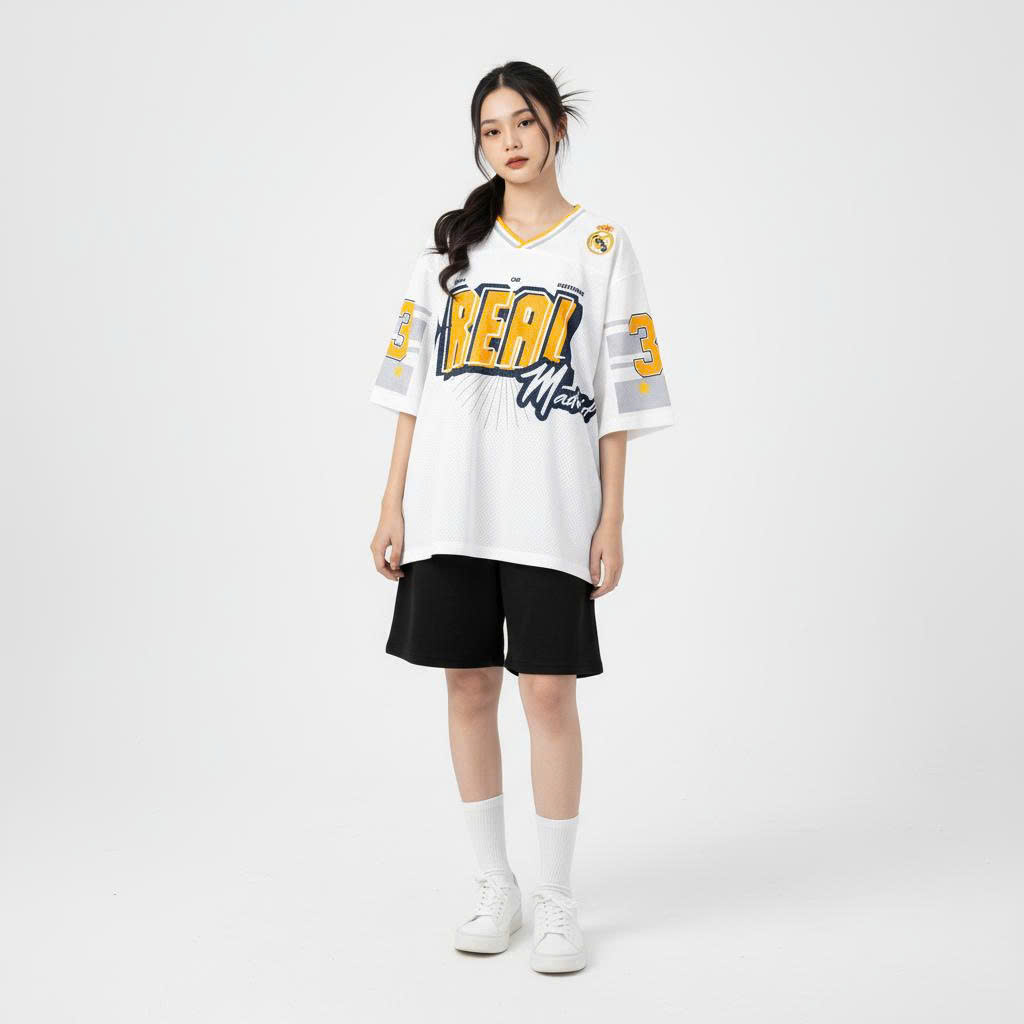 Áo Jersey Strivend CLB Real trắng_thumbnail_3