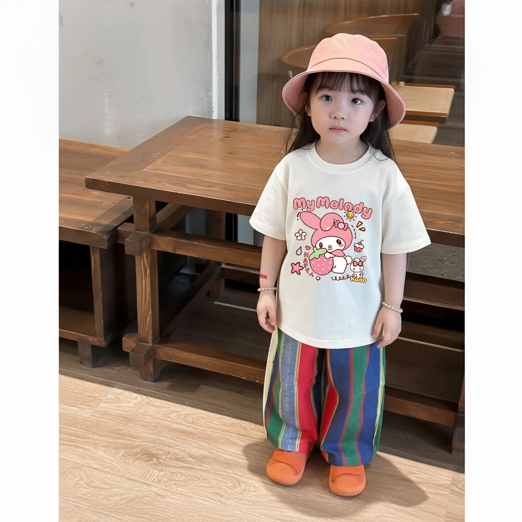 Áo thun cho bé Kado vải cotton thoáng mát tay ngắn cổ tròn hình in siêu cute 2868_thumbnail_6