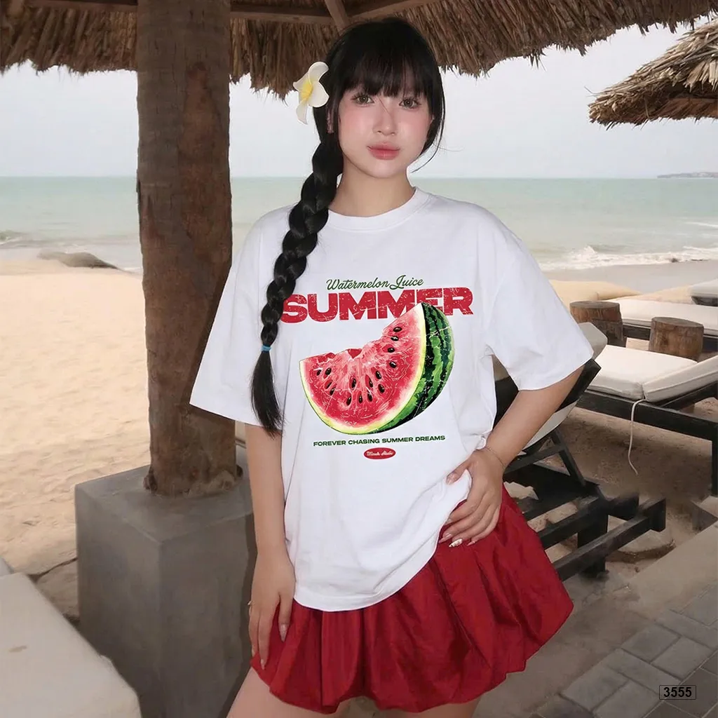Áo thun boxy nam nữ Summer Watermelon Miucho 3555_thumbnail_3