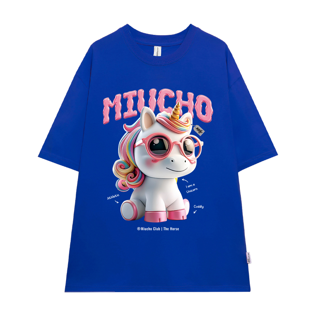 Áo thun form rộng 12 con giáp tuổi Ngọ ATD1245 Miucho tay ngắn cổ tròn in mix_thumbnail_18