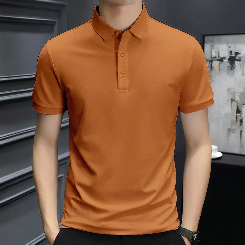 Áo polo nam trơn form vừa PLCST01 vải cá sấu poly cổ trụ thoáng mát Miucho Iconic_thumbnail_11