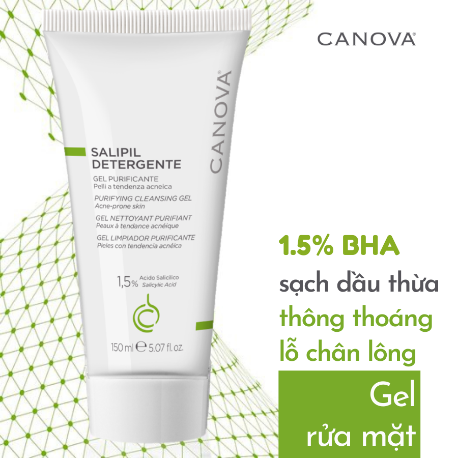 Gel rửa mặt ngừa mụn Salipil 150ml