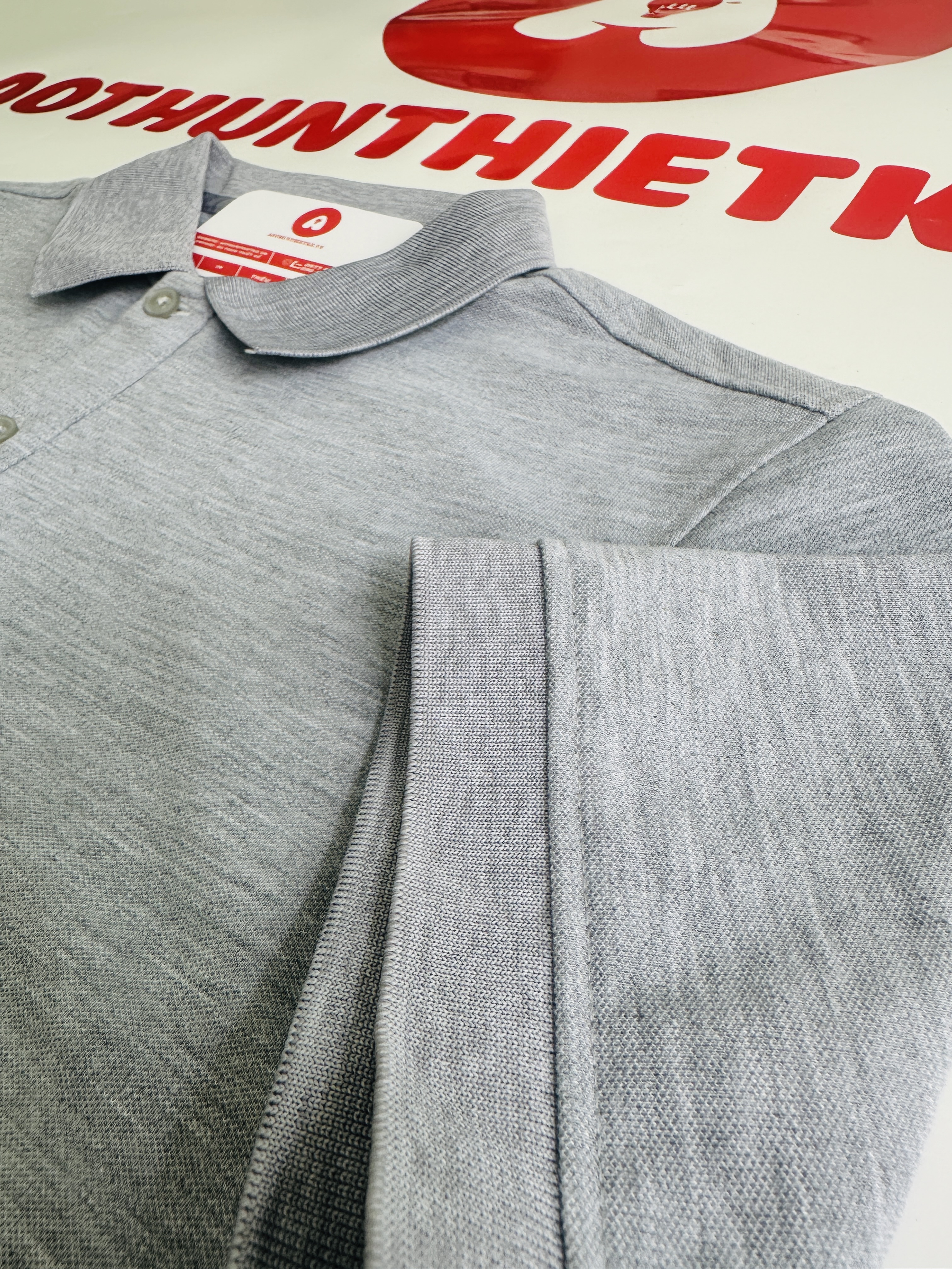 Áo Đồng Phục Polo Basic Xám Tiêu_thumbnail_2