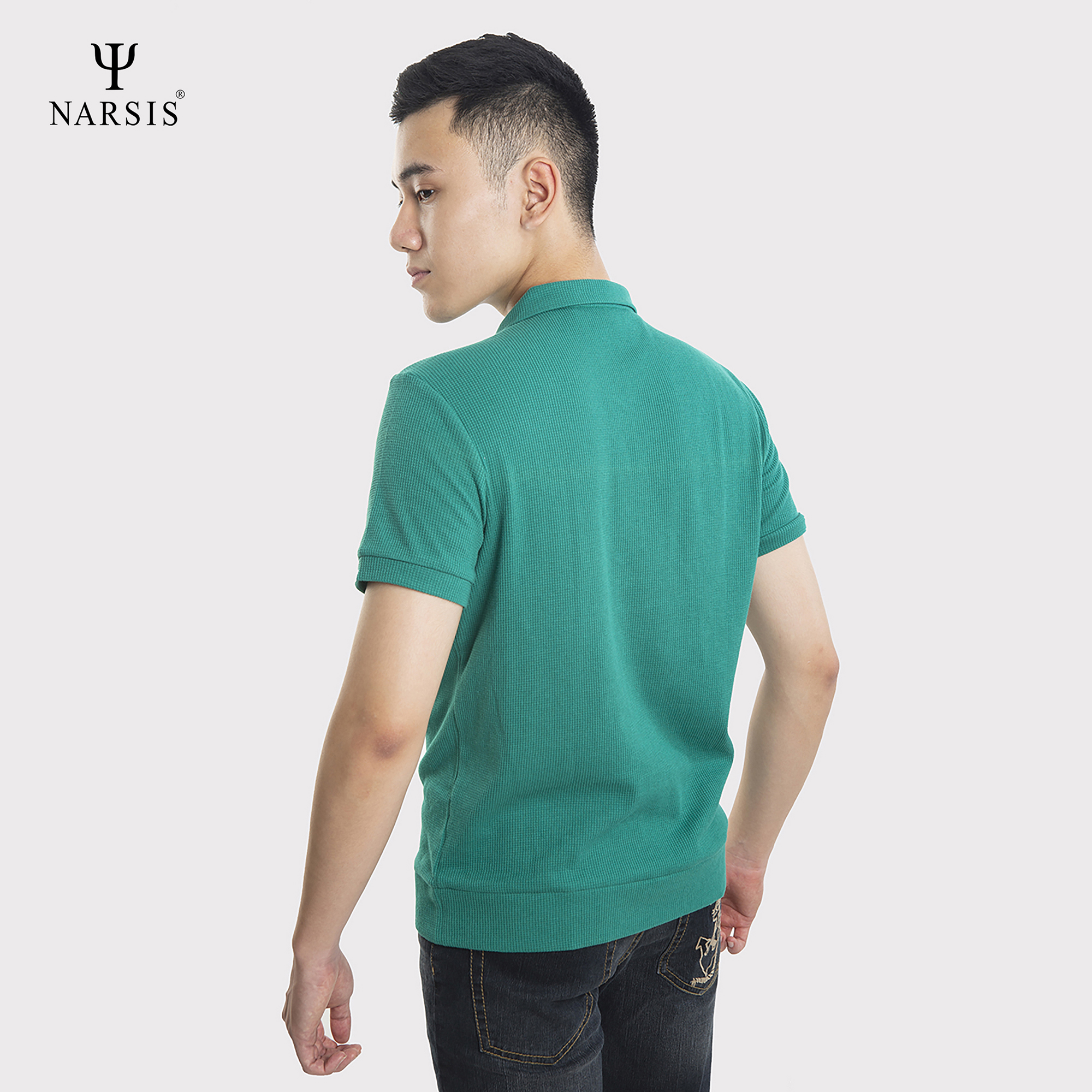 ÁO PHÔNG NAM D0049 NARSIS VẢI LEN COTTON ẤM ÁP, THOÁNG MÁT, GIỮ ẤM TỐT, MỀM MẠI, GIỮ ẤM TỐT, MỀM MẠI