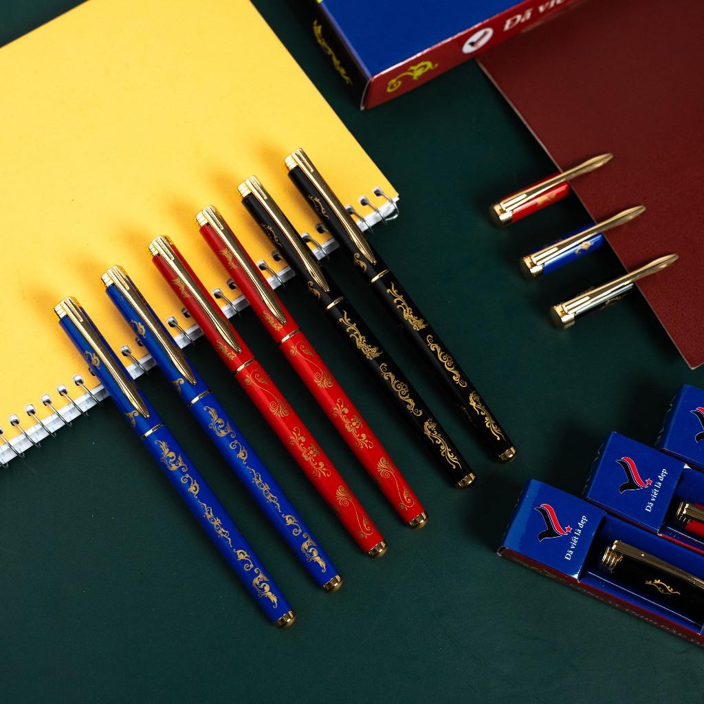 Bút máy luyện chữ đẹp thân kim loại cao cấp, ngòi siêu bền - VIỆT LỢI - VL16